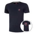 Out of Control  Backprint Logo T-shirt Hommes-bleu foncé