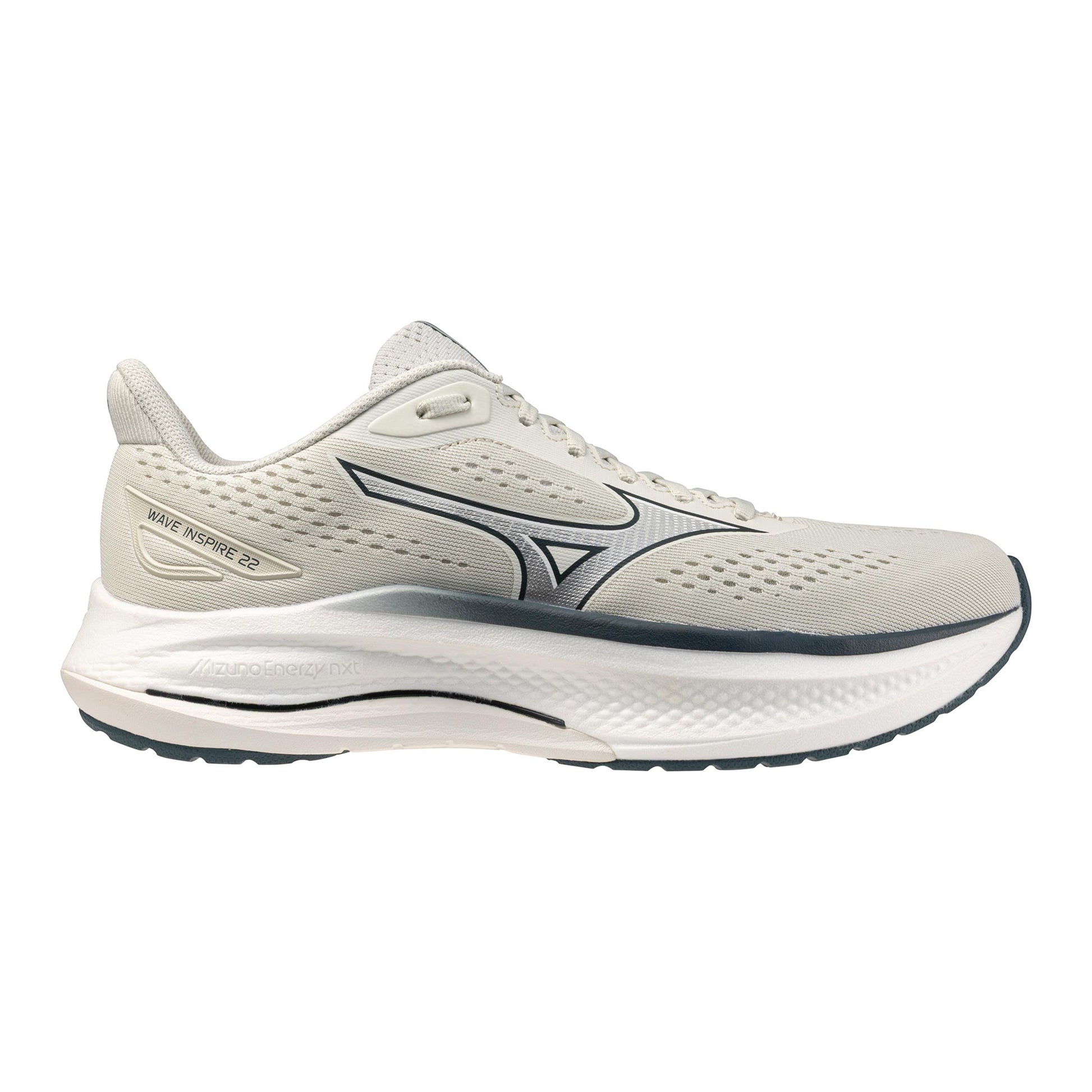 Mizuno Wave Inspire 22  Stabiliteitsschoen Heren - beige, grijs