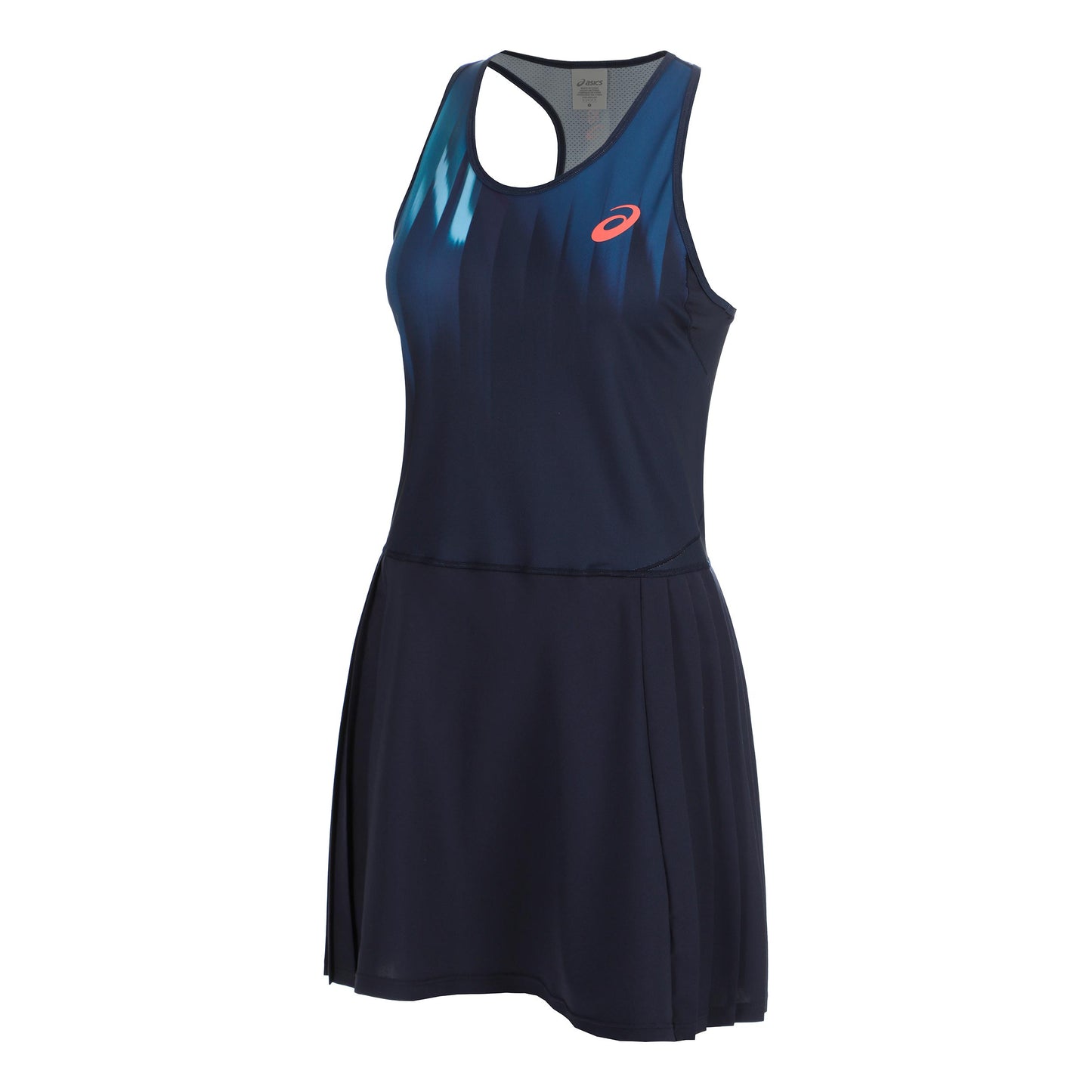 ASICS AOP Jurk Dames - donkerblauw, wit