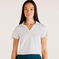 Tournament T-shirt Dames-wit, groen
