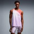 Lightspeed Ultraweave Graphic  Hardloopshirt Heren - lichtgrijs, oranje