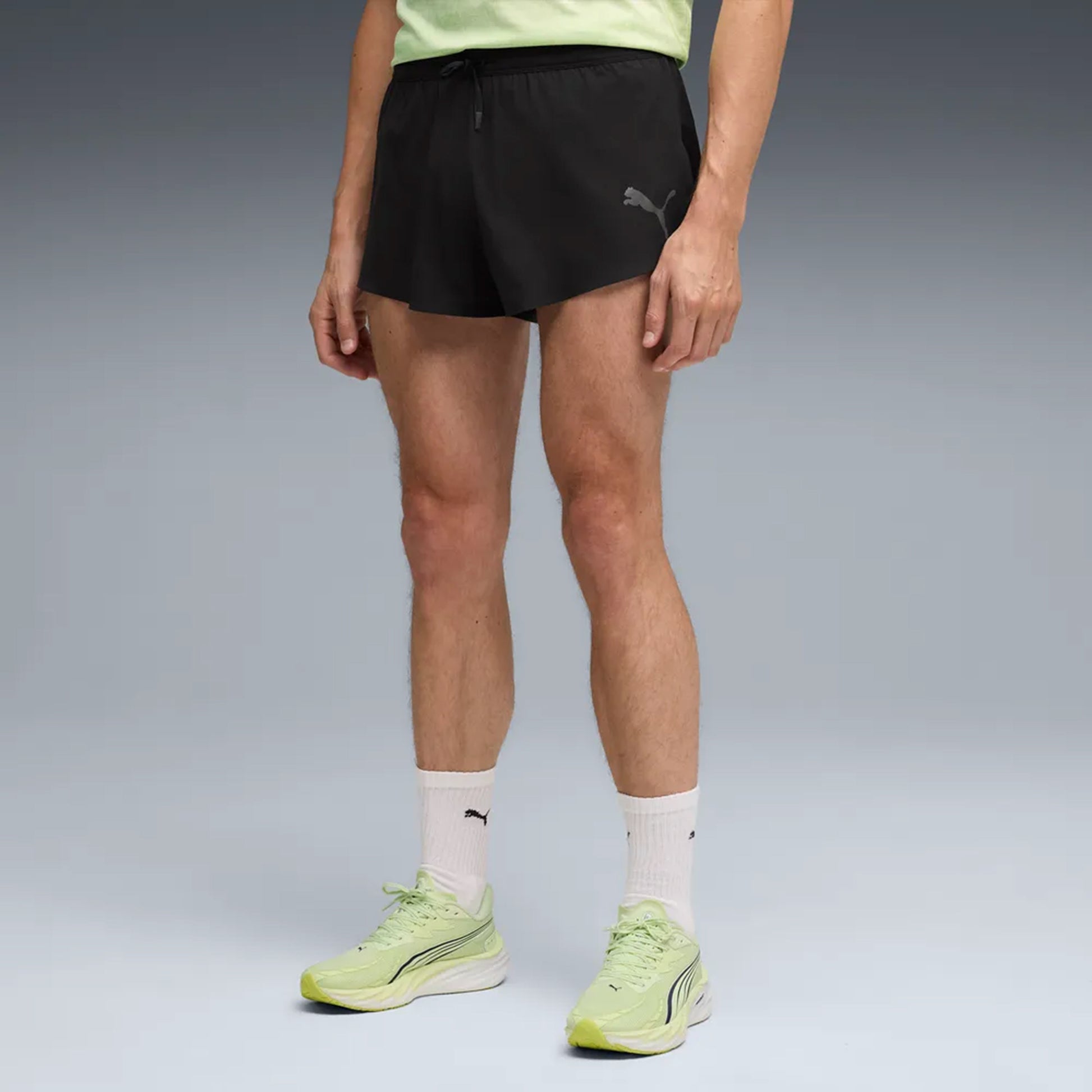 Puma Lightspeed Ultraweave 2in Split  Hardloopshorts Heren - zwart
