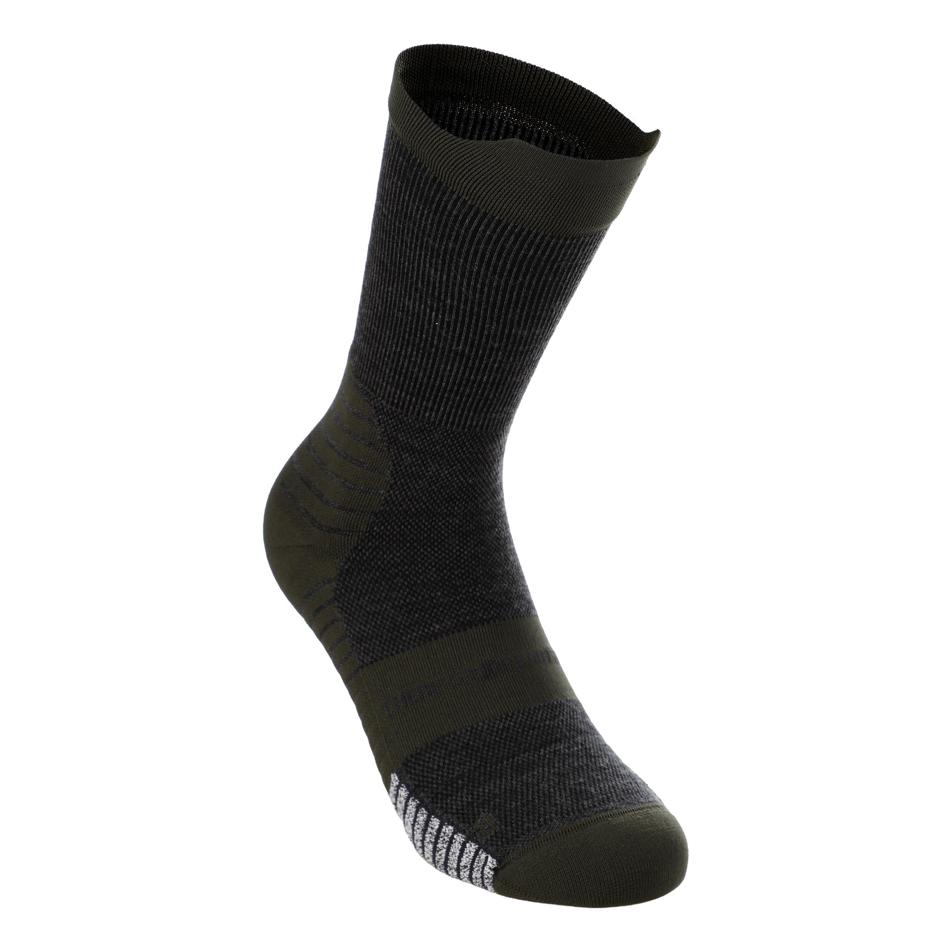 Odlo Performance Merino Trail  Hardloopsokken Unisex-donkergroen