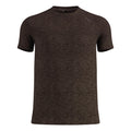 Essential Seamless  Hardloopshirt Heren - bruin