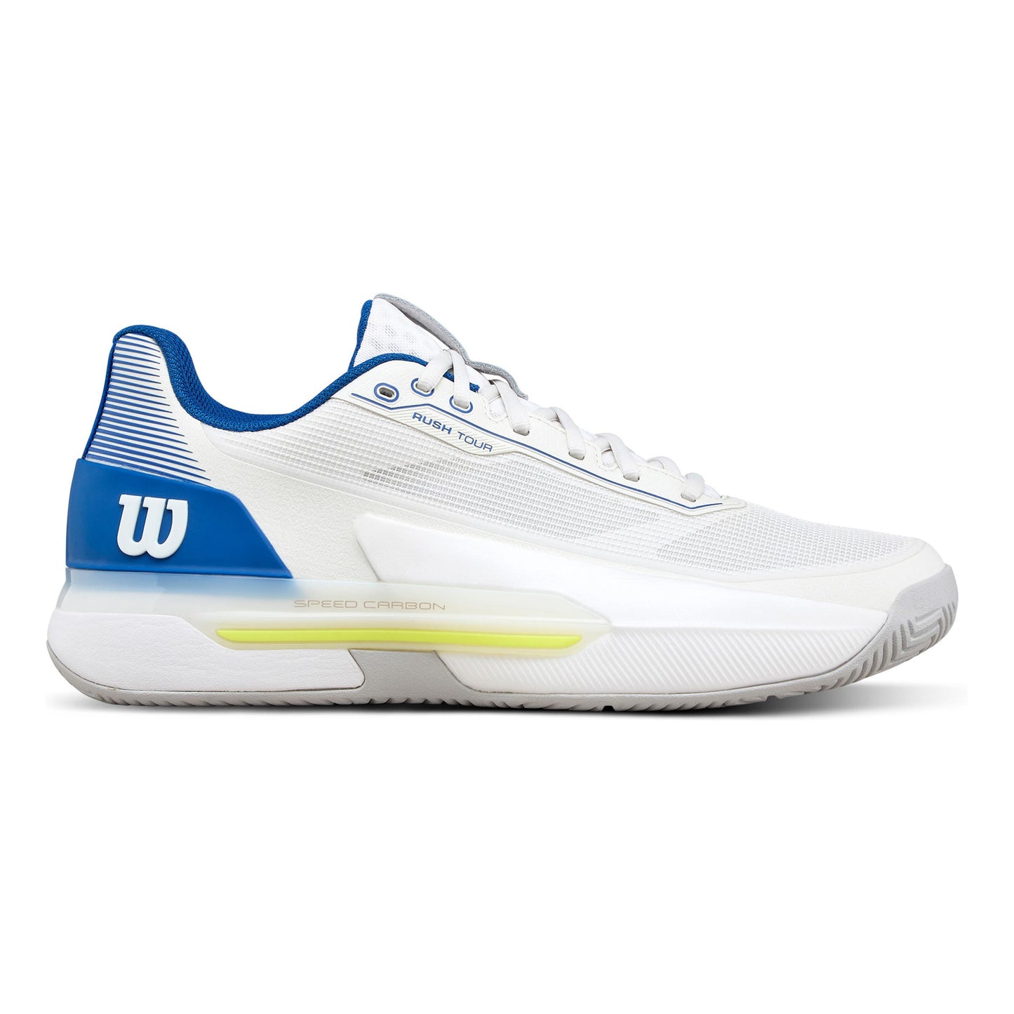 Wilson Rush Tour 5 Allcourt schoen Heren-wit, blauw