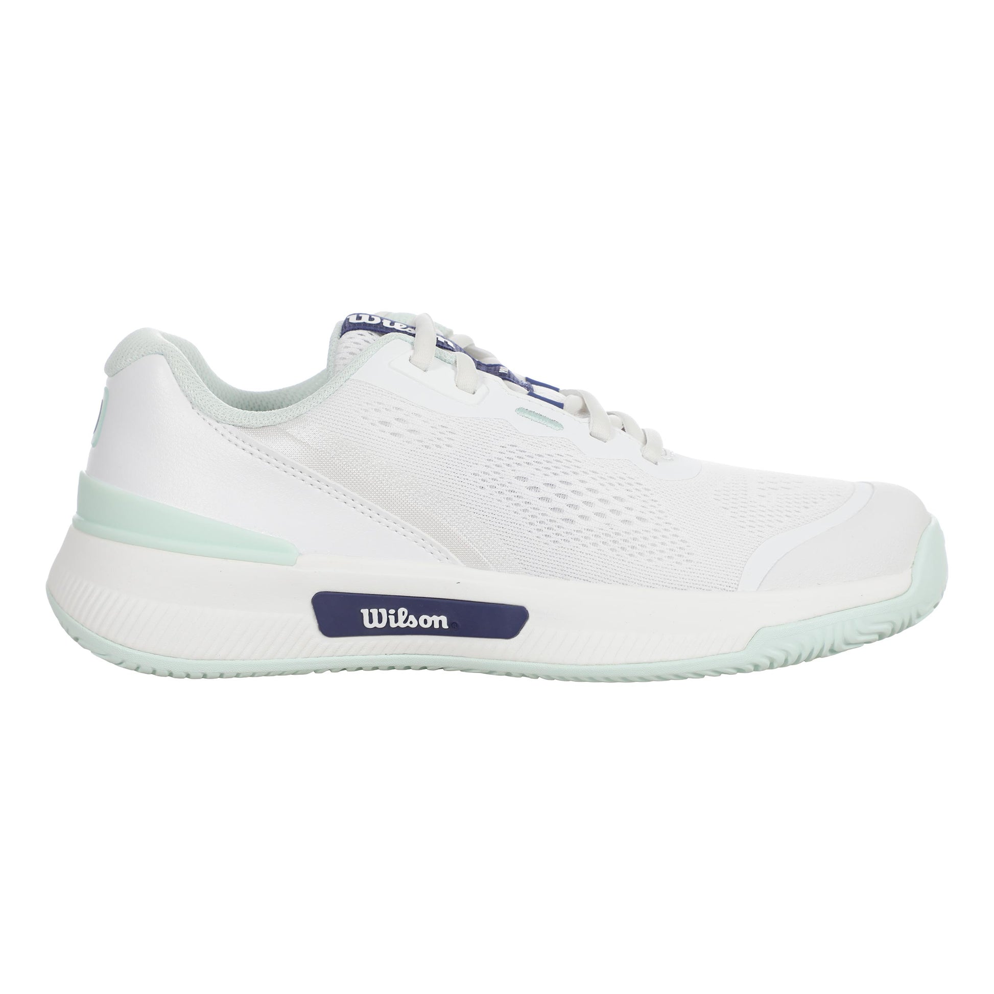 Wilson Intrigue Pro Allcourt schoen Dames-wit, turkoois