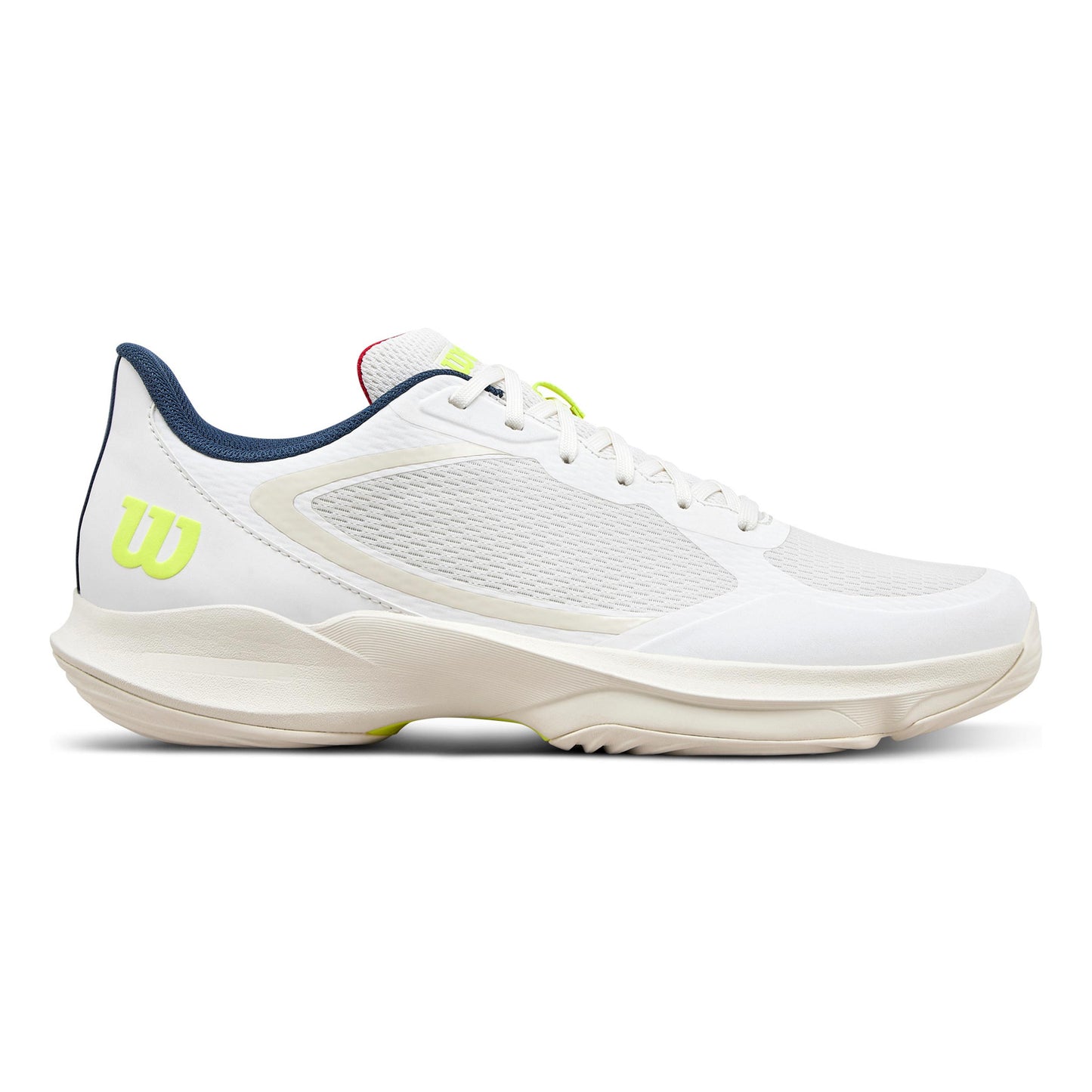 Wilson Hurakn Lite Chaussures padel Hommes - blanc, jaunes fluo