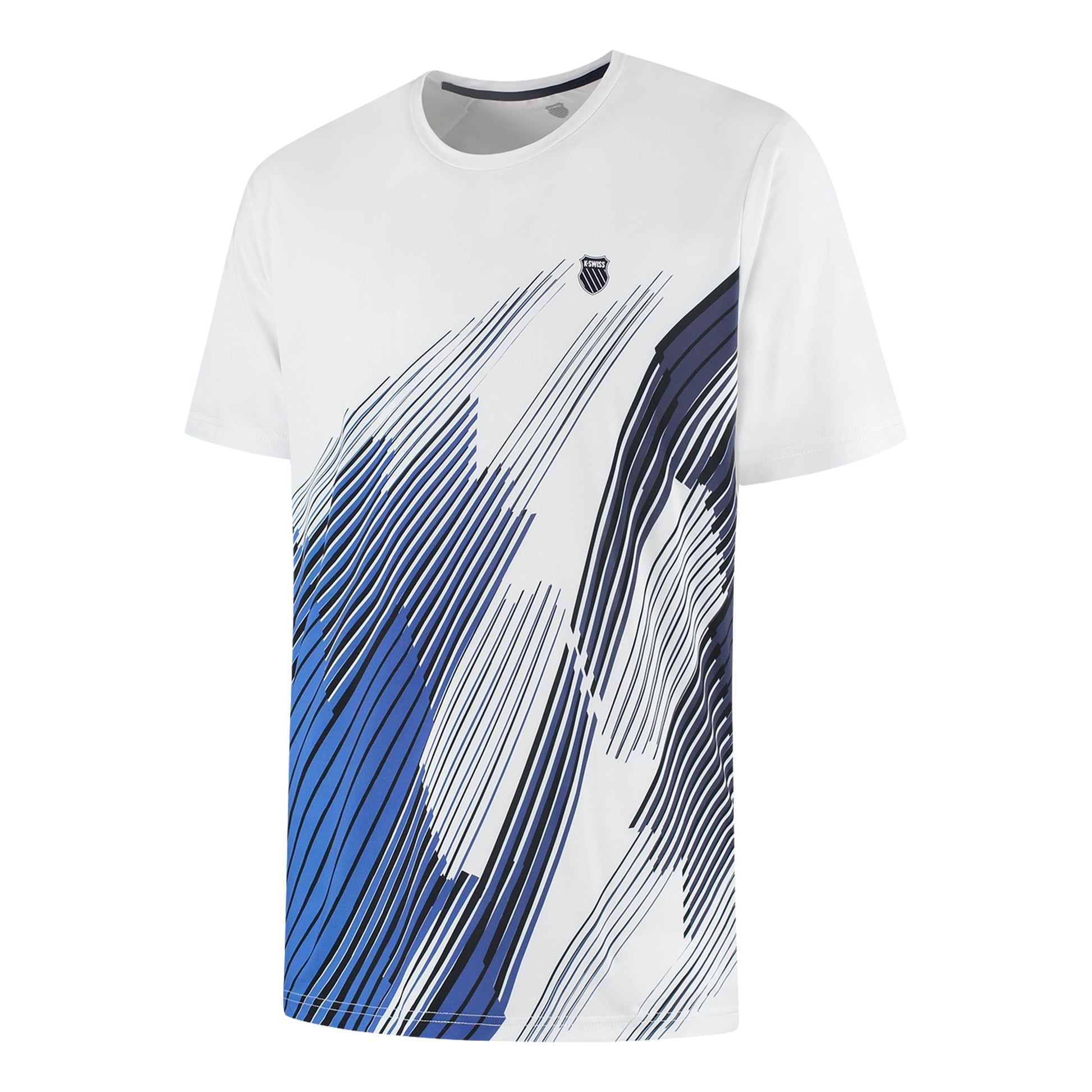K-Swiss Hypercourt Print T-shirt Hommes - blanc