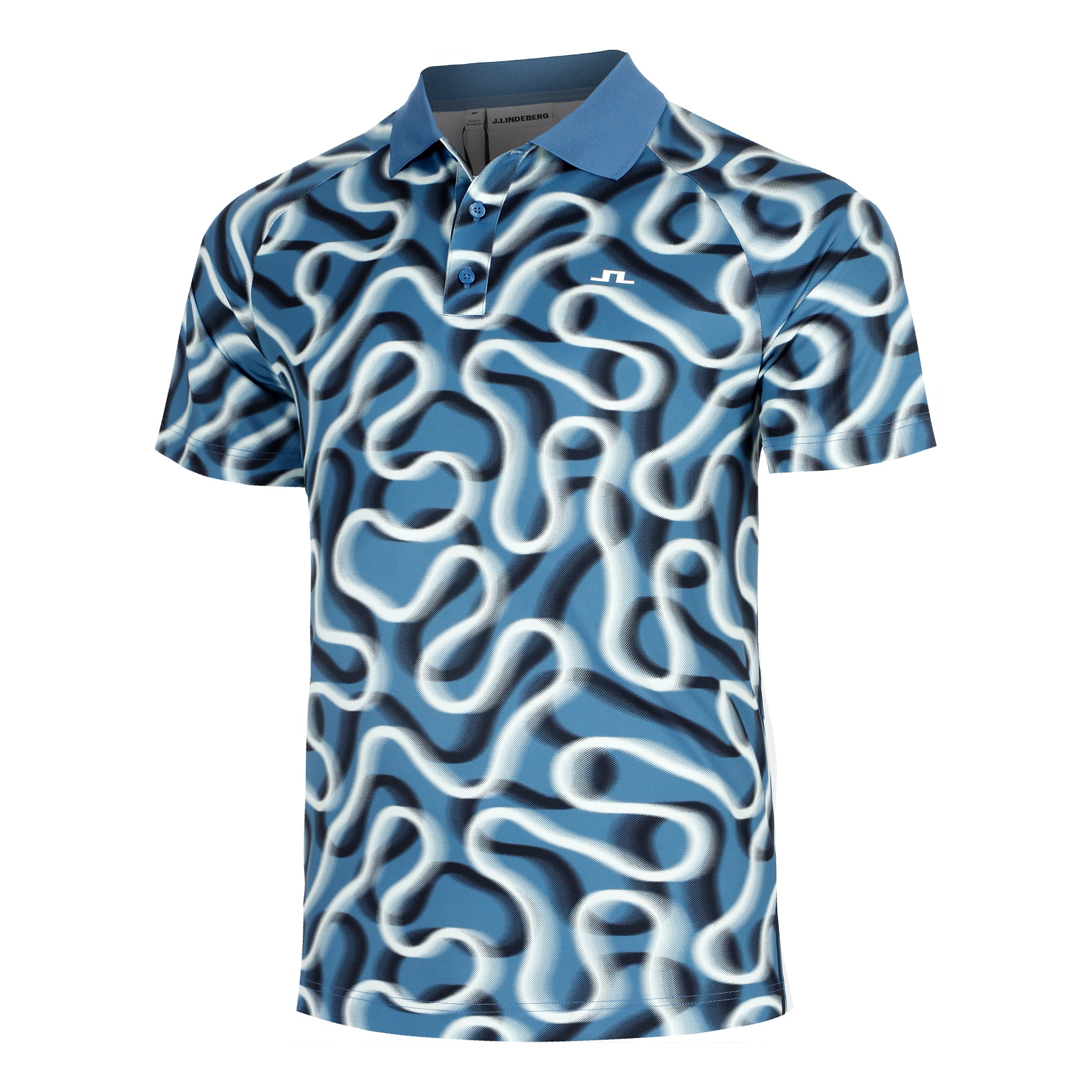 JLindeberg Paul Print  Polo Hommes-bleu