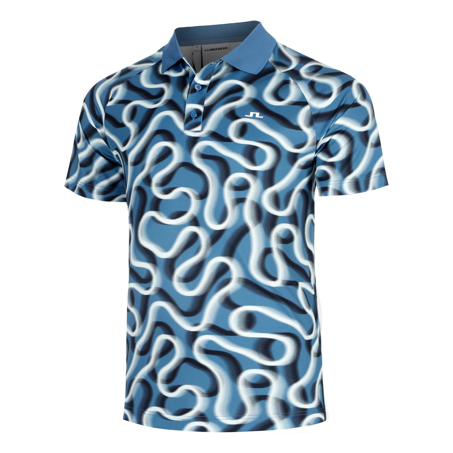 JLindeberg Paul Print  Polo Hommes-bleu