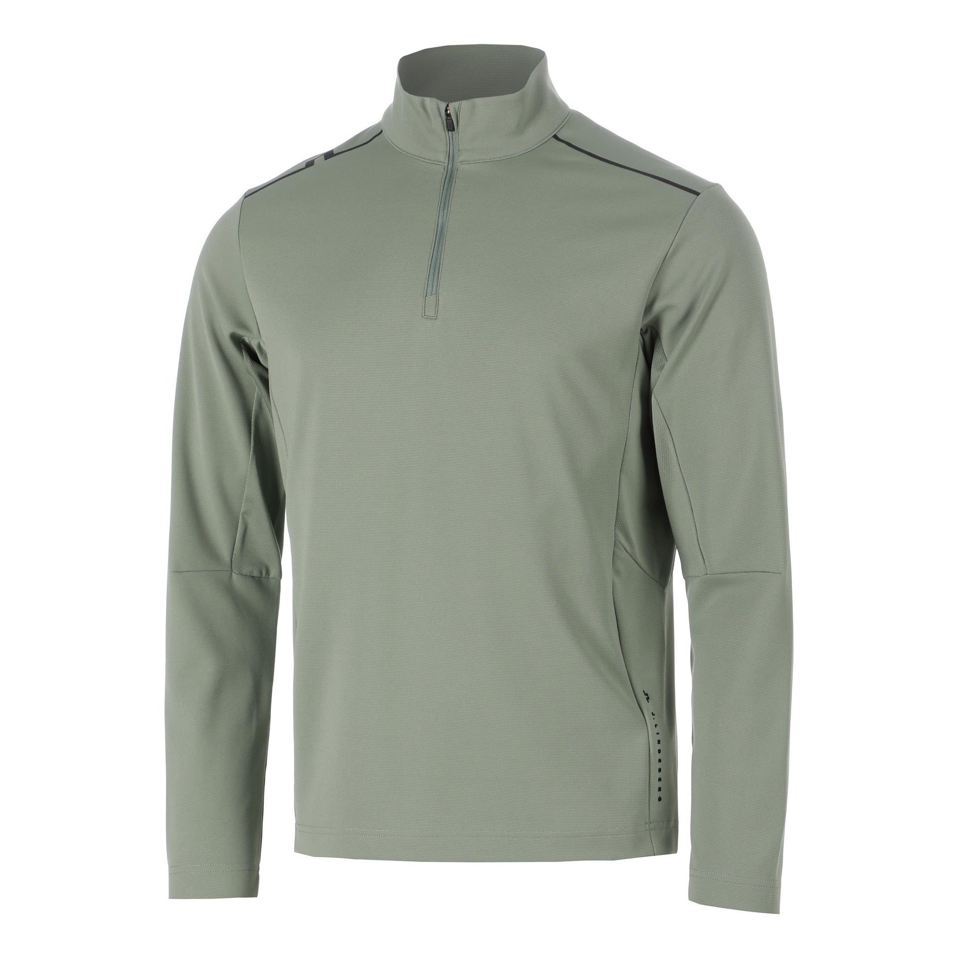 JLindeberg Leon Quarter Zip Haut manches longues Hommes-vert olive