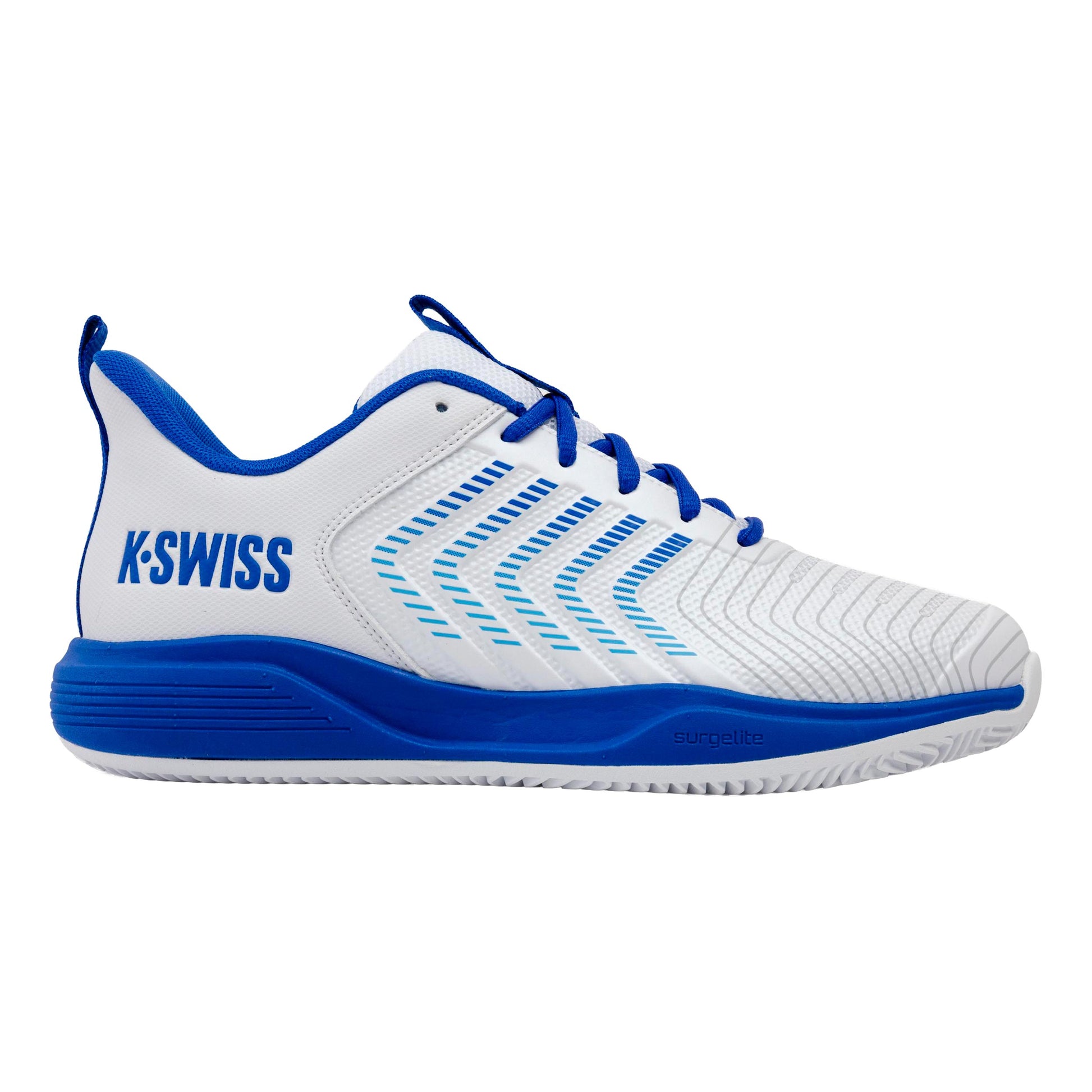K-Swiss ULTRASHOT LIGHT Clay Gravelschoen Heren-wit, blauw