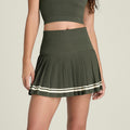 Midtown Rok Dames-donkergroen