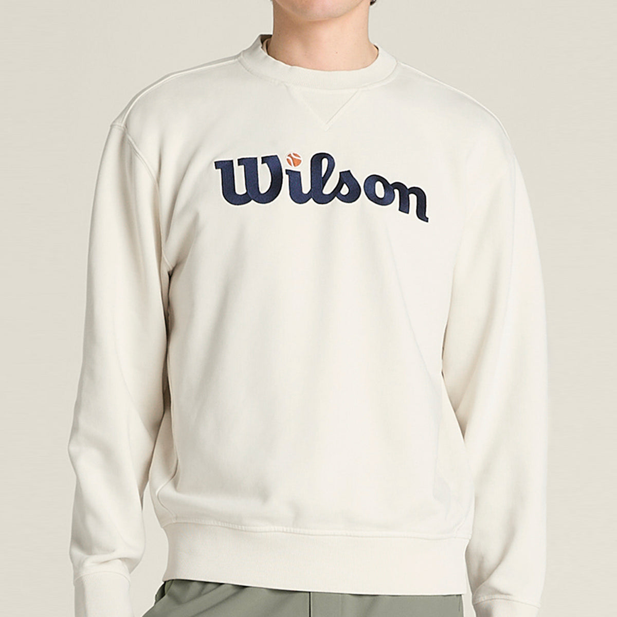 Wilson Playstate French Terry Sweatshirt Heren-zand