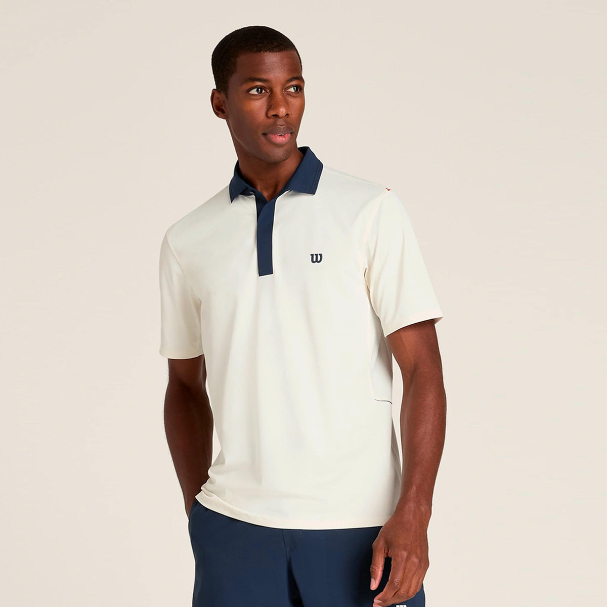 Wilson Challengers Technical Polo Hommes - beige