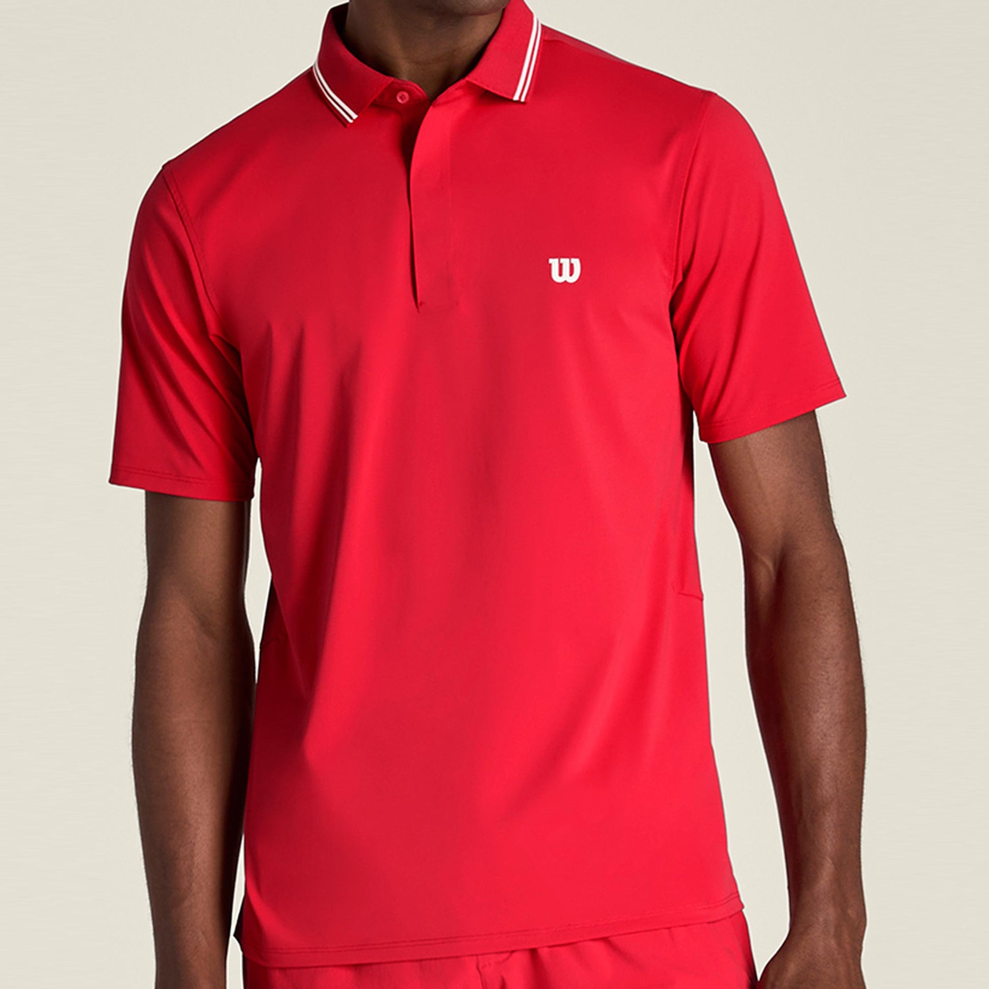 Wilson Challengers Technical Polo Heren - rood