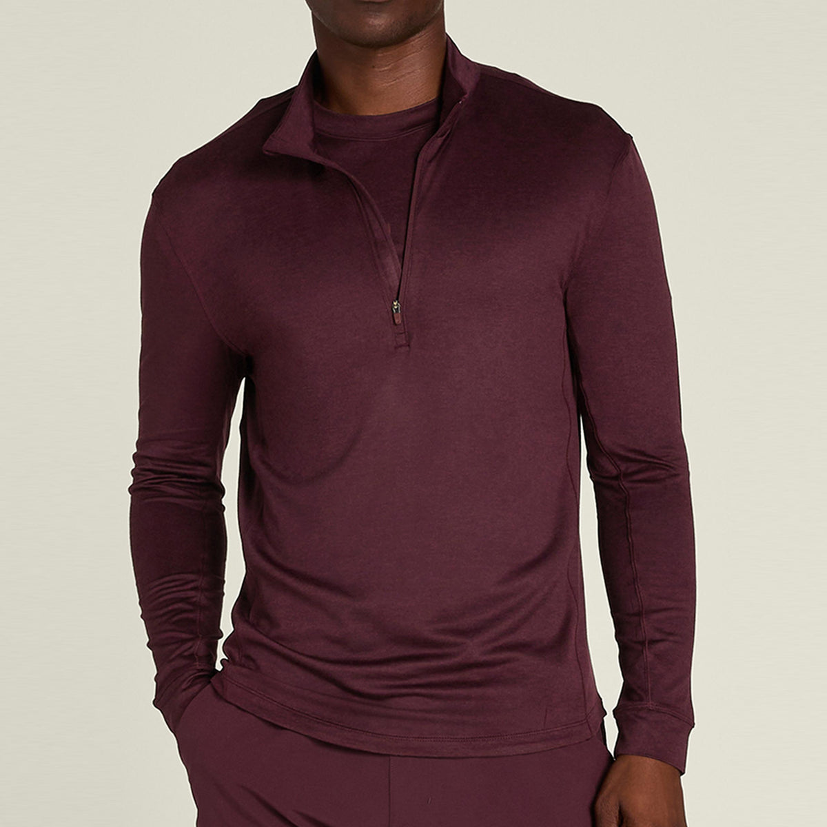 Wilson Everyday Performance Half-Zip Longsleeve Heren - paars