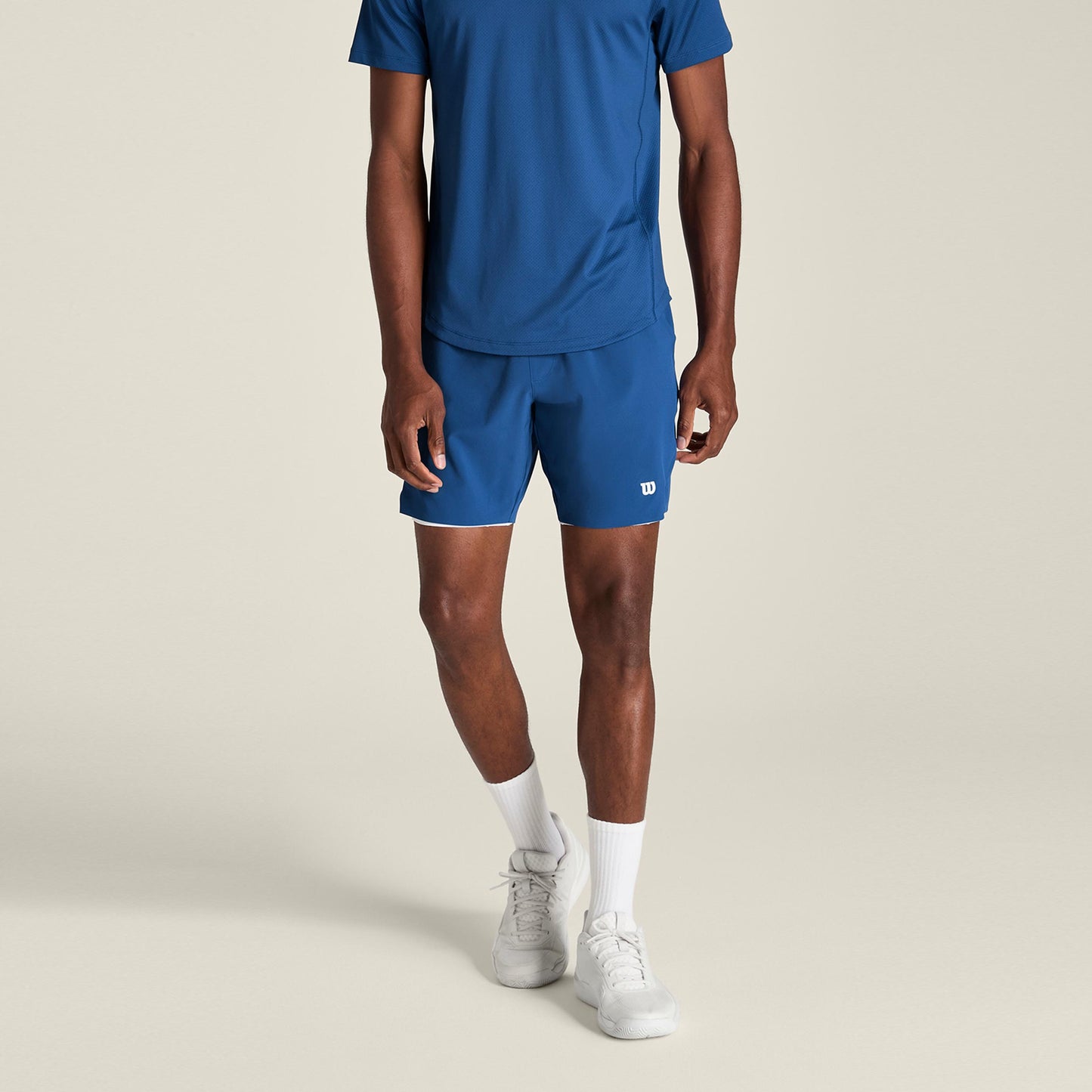 Wilson Tournament 7in Shorts Hommes - bleu clair