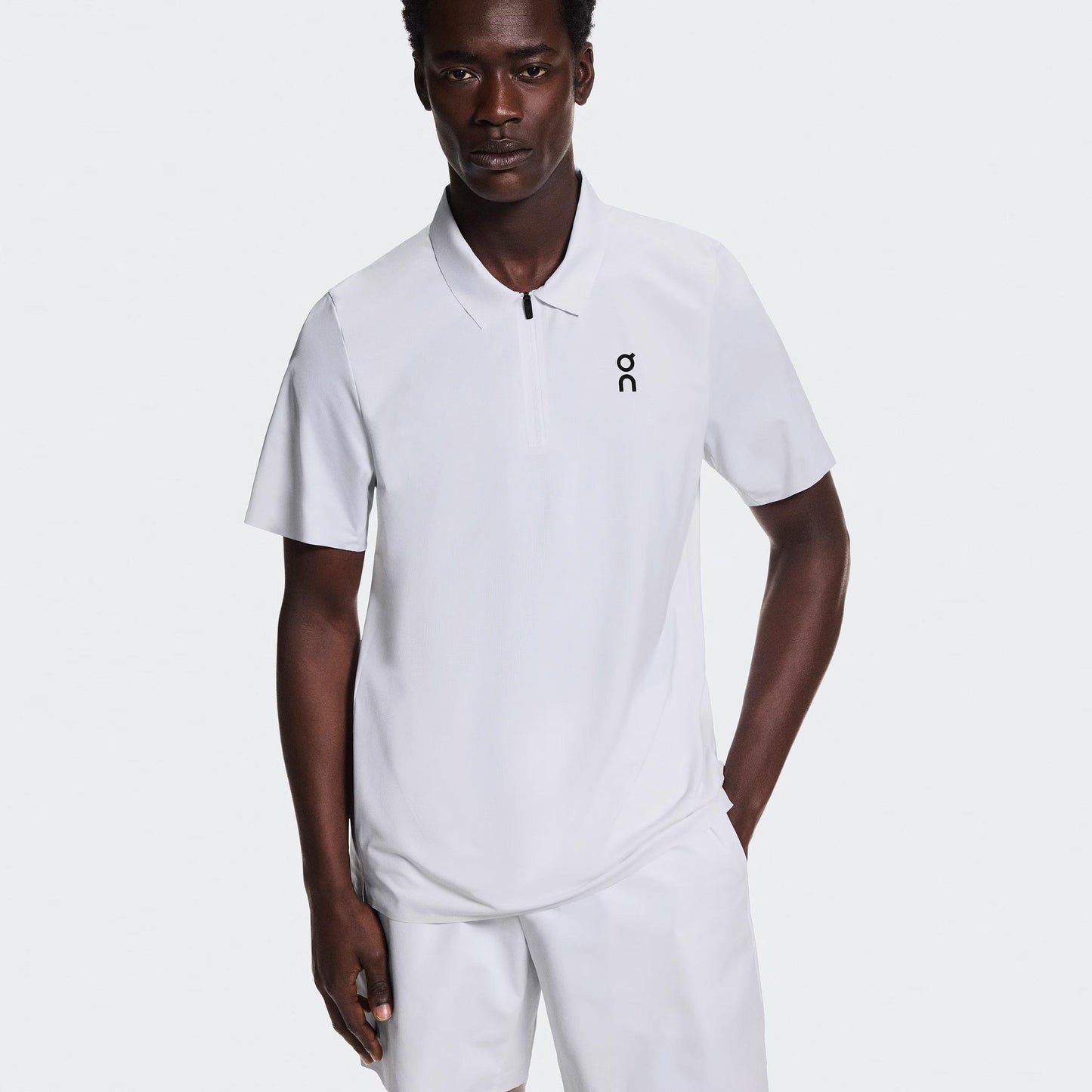 On Court Polo Heren - wit