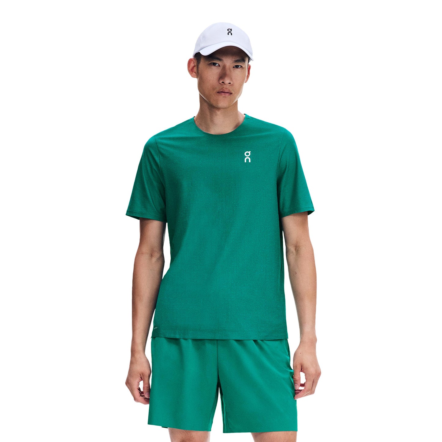 On Court- 2 T-shirt Heren - groen