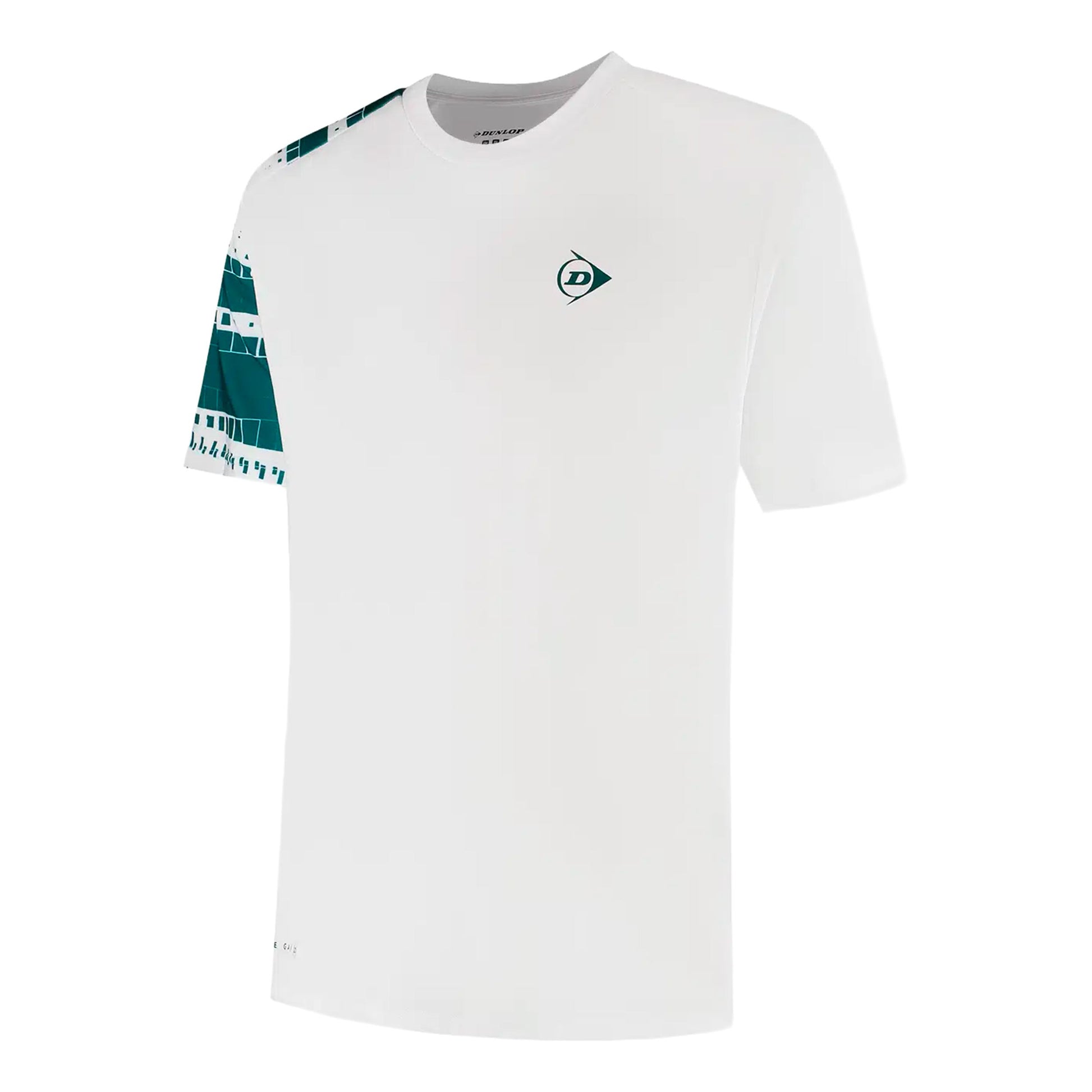Dunlop T-shirt Hommes-blanc, vert foncé
