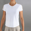 T-shirt Dames-wit, beige