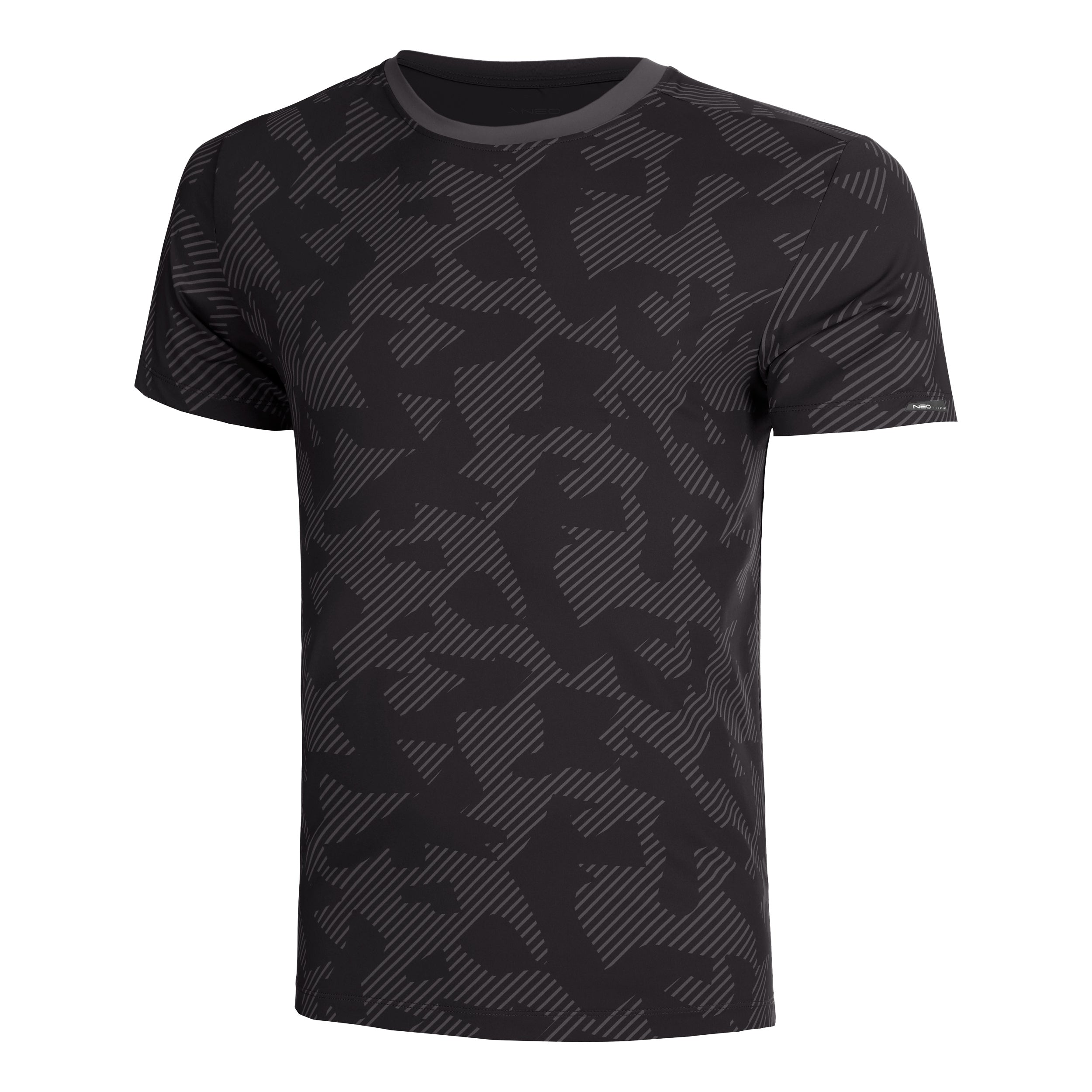 NEO Feel the Vybe AOP Hardloopshirt Heren-zwart