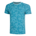 Feel the Vybe AOP Hardloopshirt Heren-turkoois