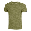 Feel the Vybe AOP Hardloopshirt Heren-olijf