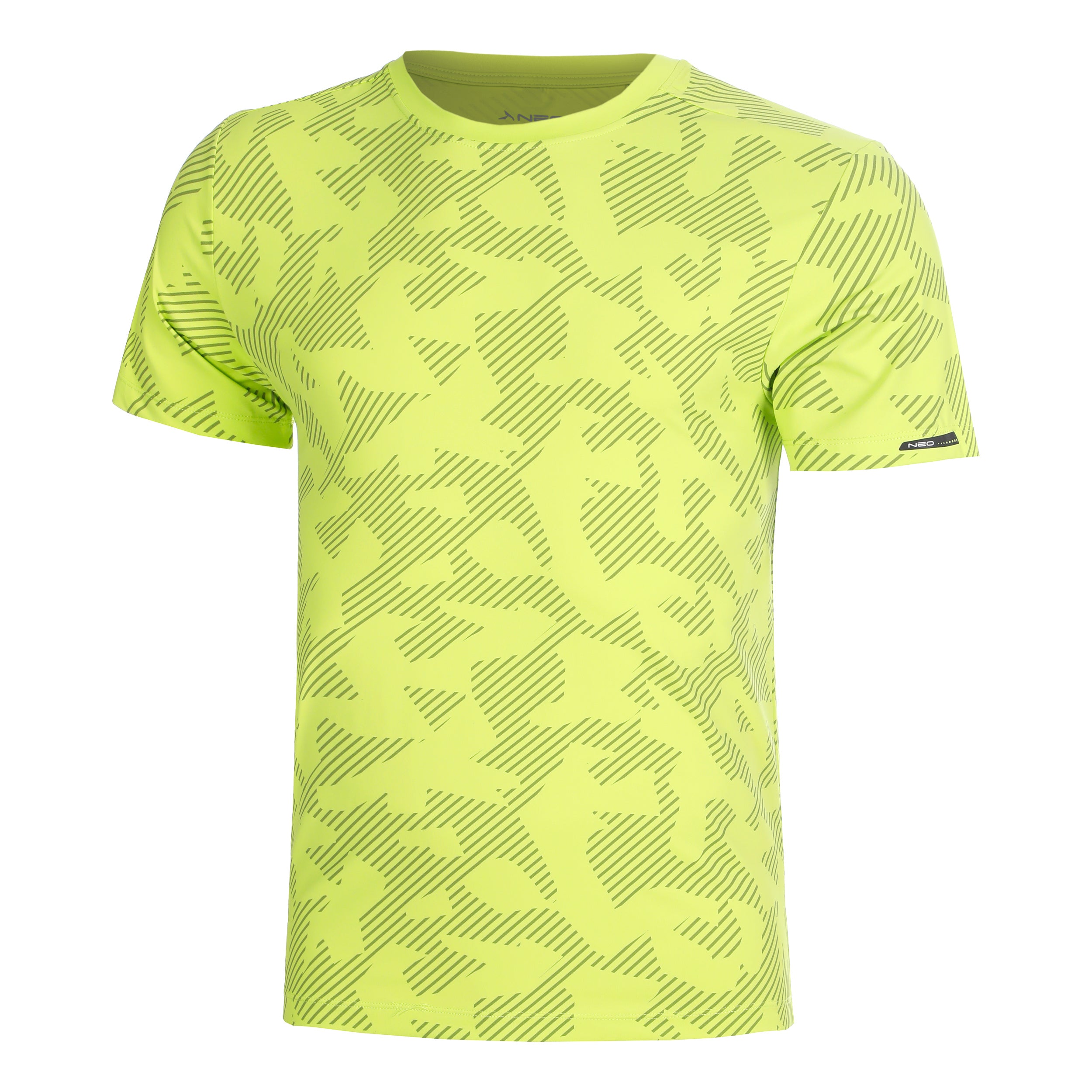 NEO Feel the Vybe AOP Hardloopshirt Heren-limoen