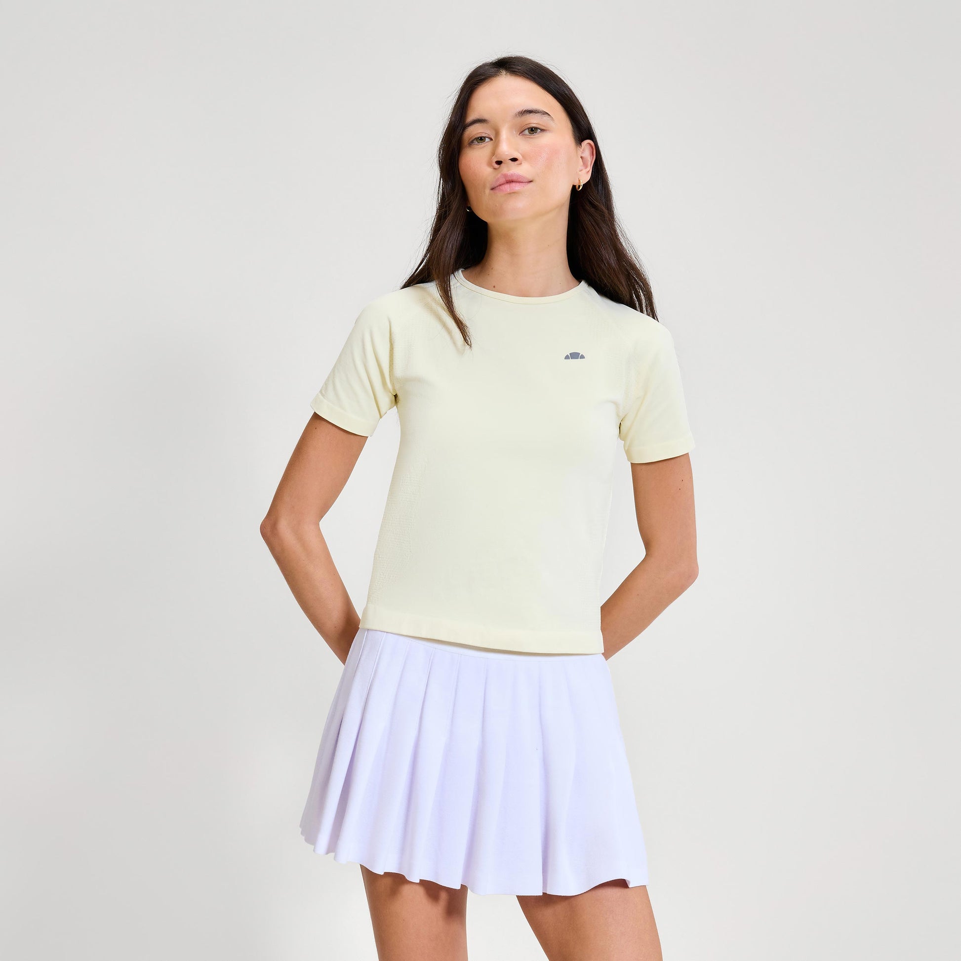 Ellesse La Bella Seamless T-shirt Dames - geel