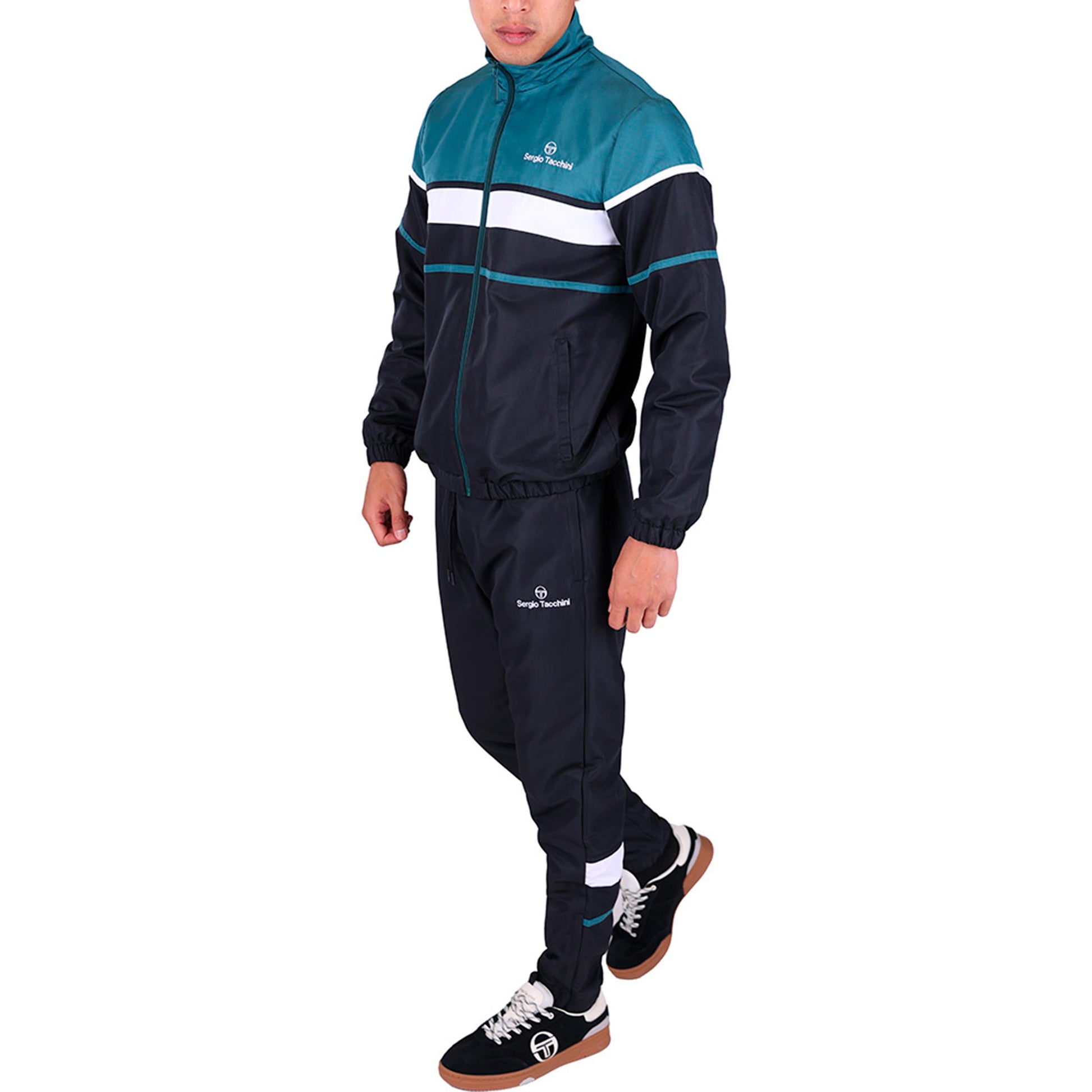 Sergio Tacchini Scorpione Survêtement Hommes - noir, vert