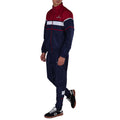 Scorpione Survêtement Hommes - bleu foncé, rouge foncé