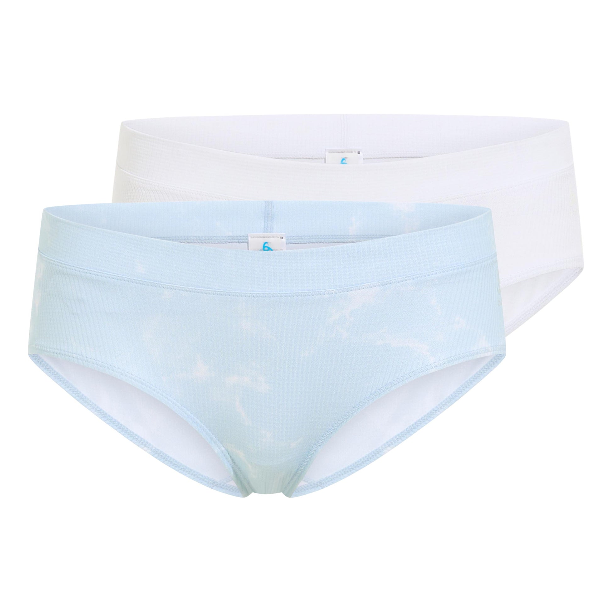Odlo Active Light Graphic 2 pack Panty Femmes-bleu clair, blanc