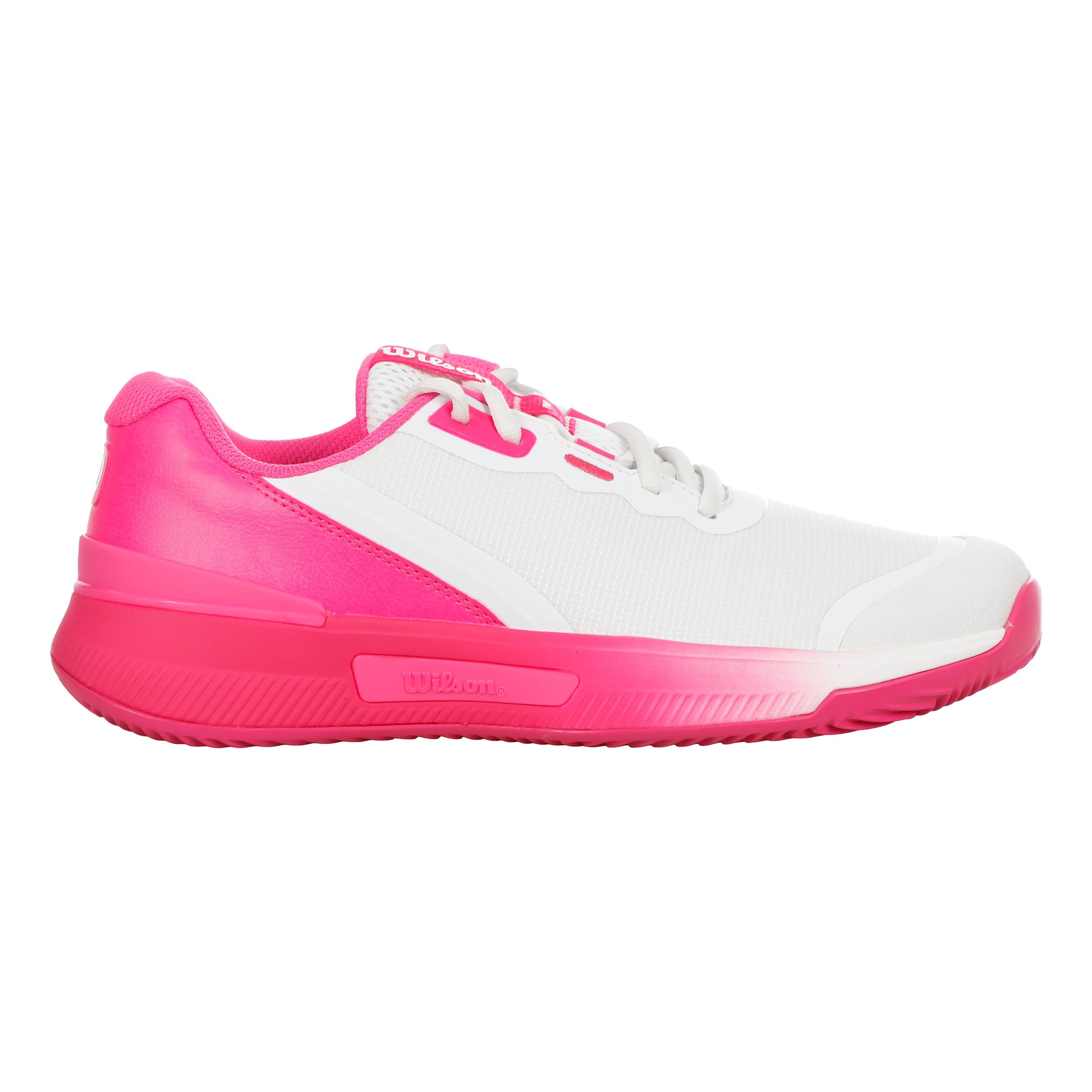Wilson Intrigue Pro Clay Gravelschoen Dames-wit, pink