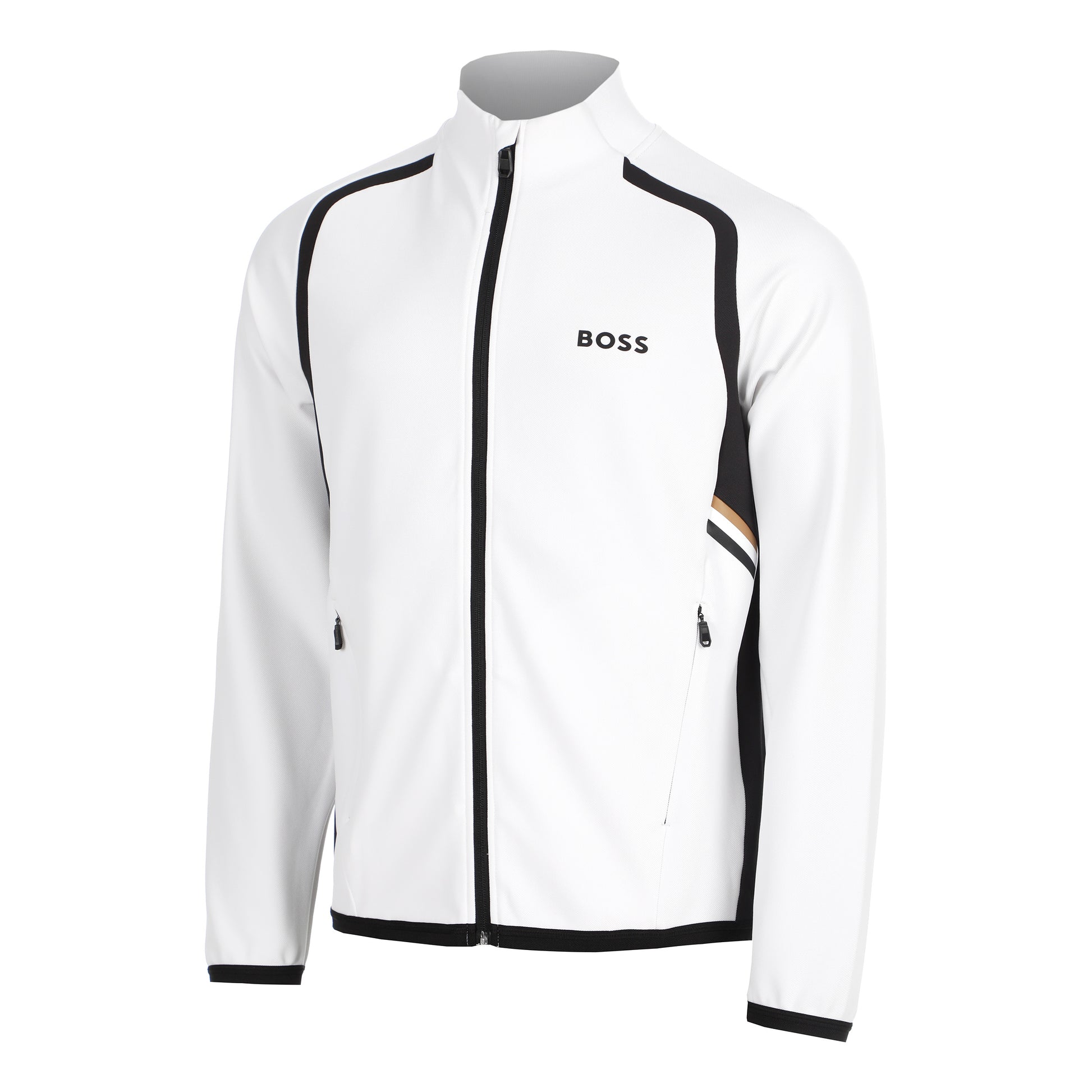 BOSS Spin Veste de survêtement Hommes - blanc