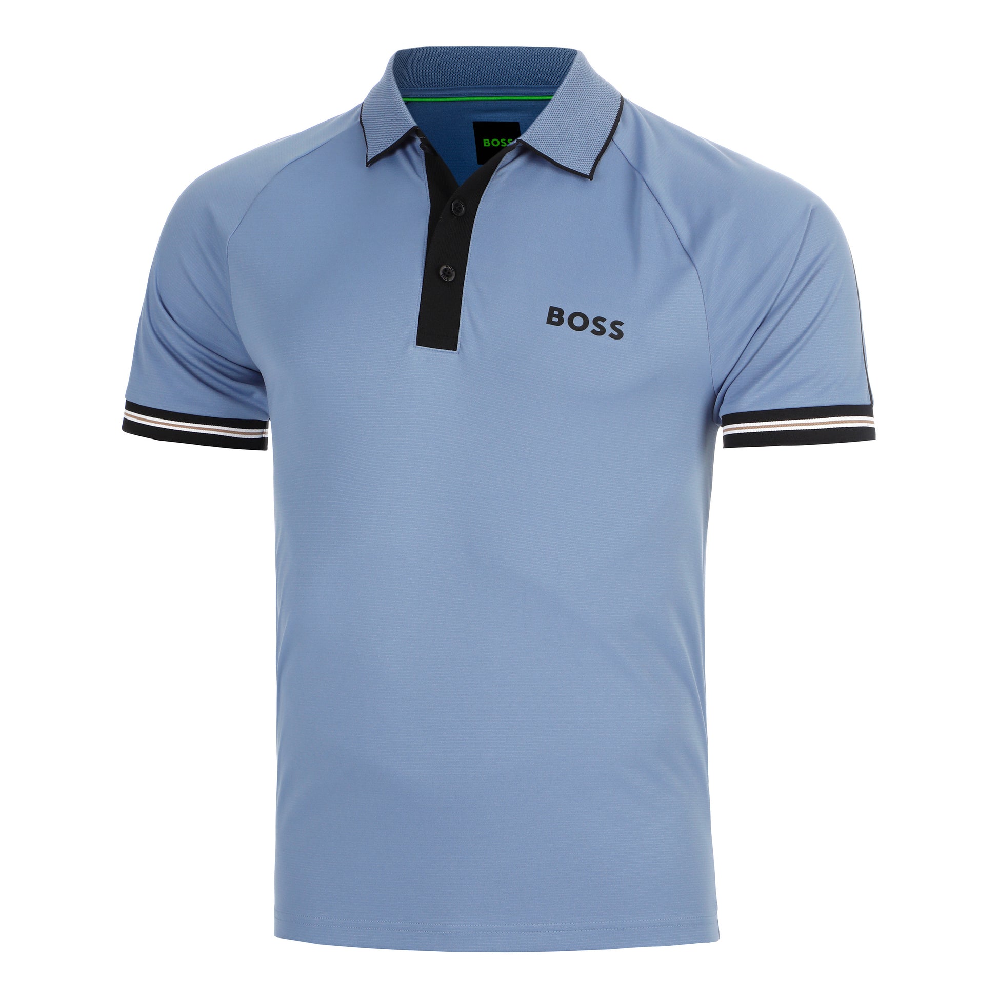 BOSS Serve Polo Heren-blaugrau