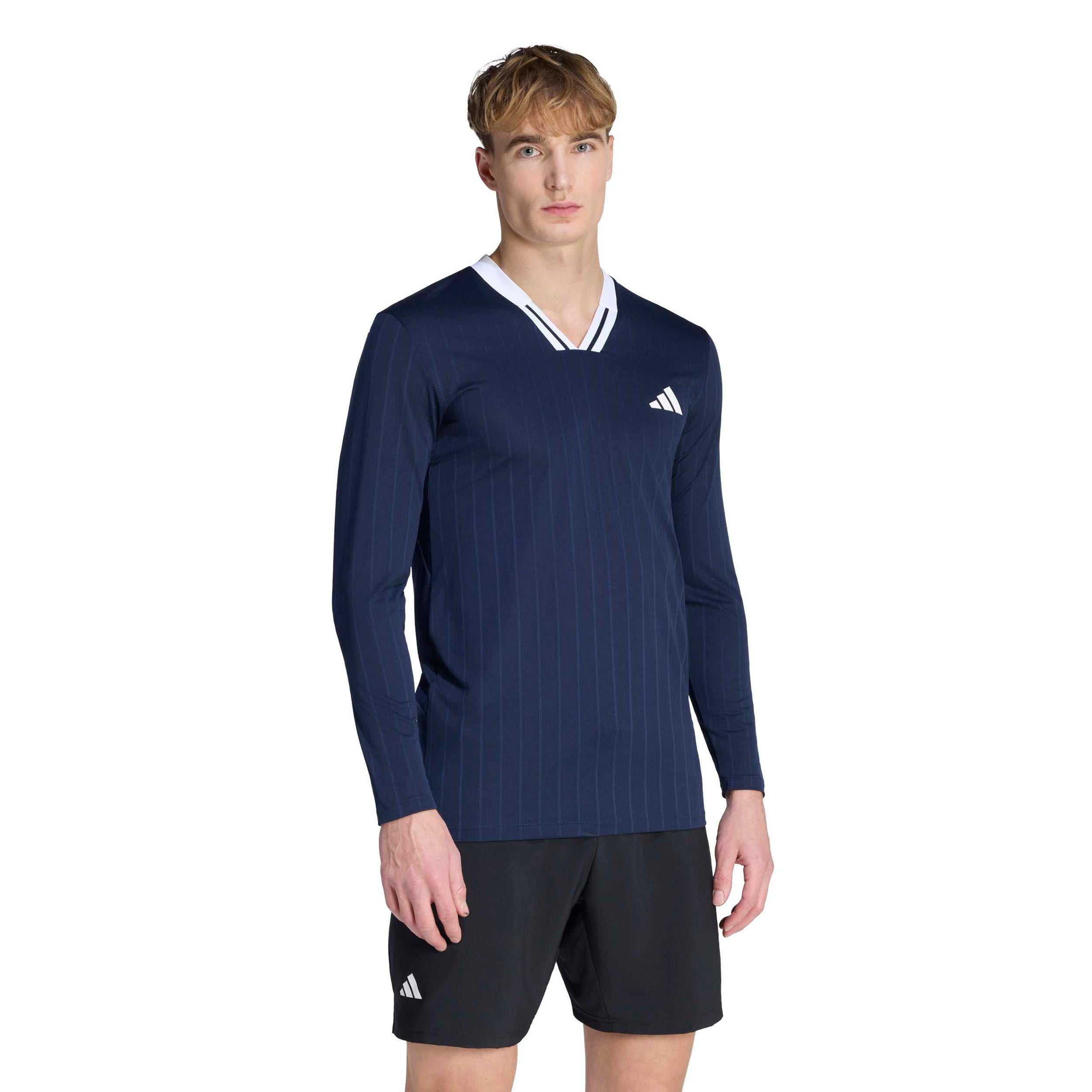 adidas Wow Top Longsleeve Heren - donkerblauw