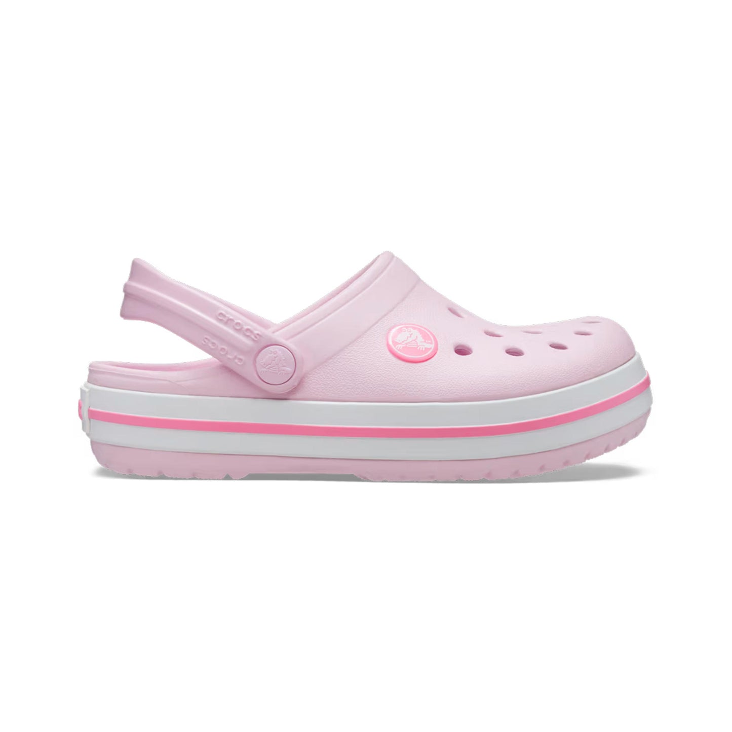 Crocs Crocband Clog Badslippers Kinderen - roze, wit