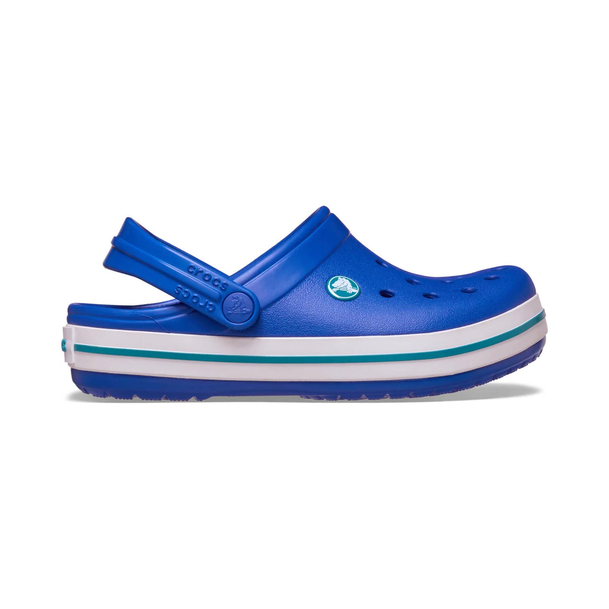 Crocs Crocband Clog Badslippers Kinderen - blauw, wit