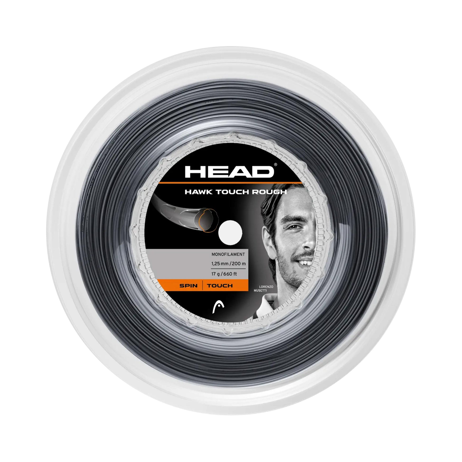 HEAD Hawk Touch Rough Bobine cordage 200m - noir