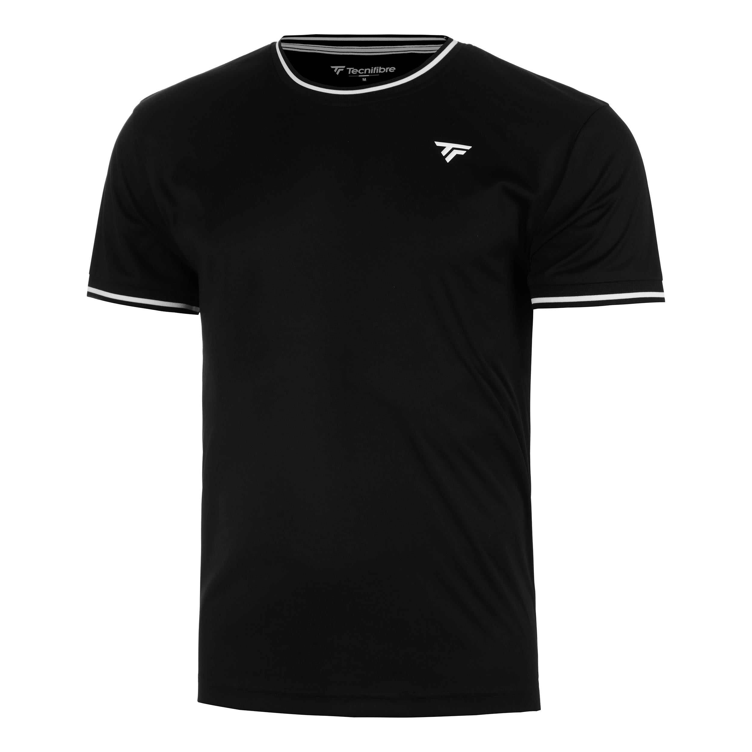 Tecnifibre Tech Tee T-shirt Heren - zwart, wit