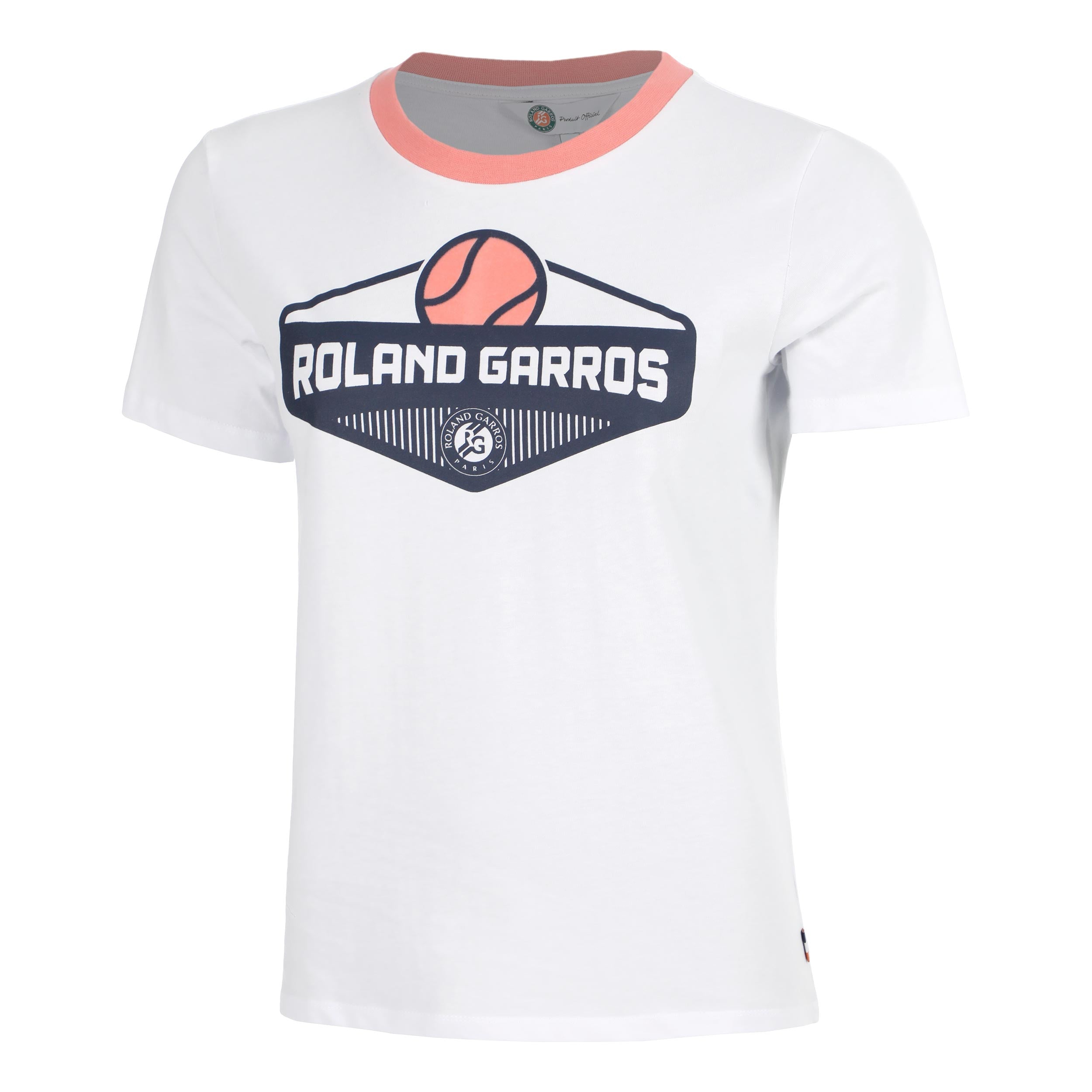 Roland Garros Graphic T-shirt Dames - wit
