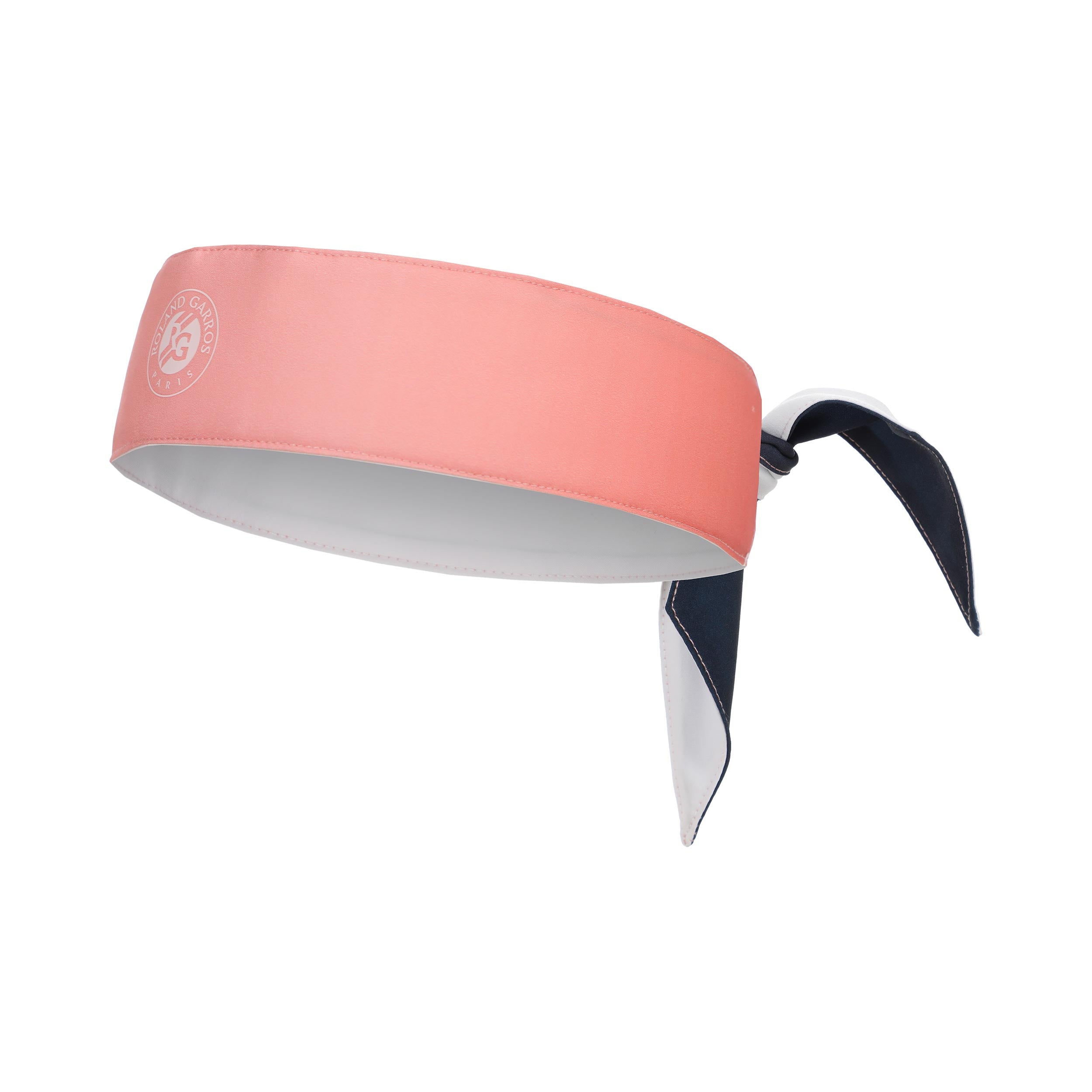 Roland Garros Performance Bandana Dames - wit, roze