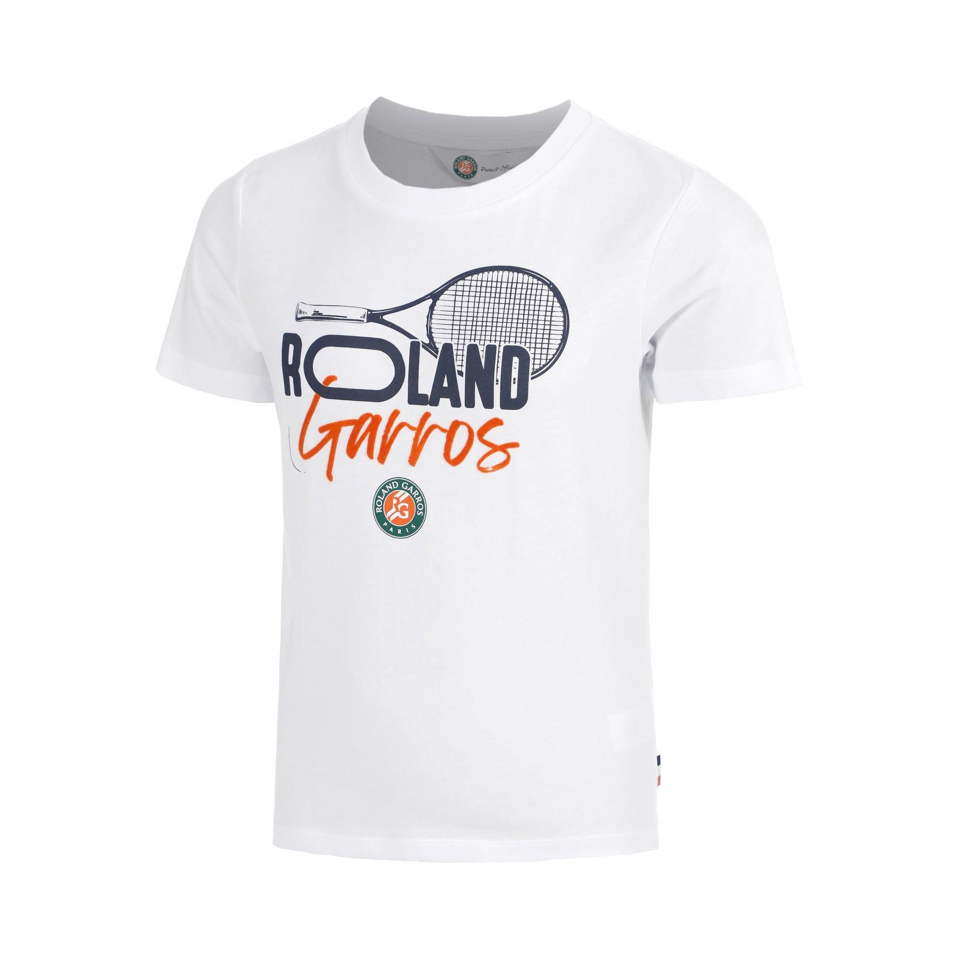 Roland Garros T-shirt Kinderen - wit
