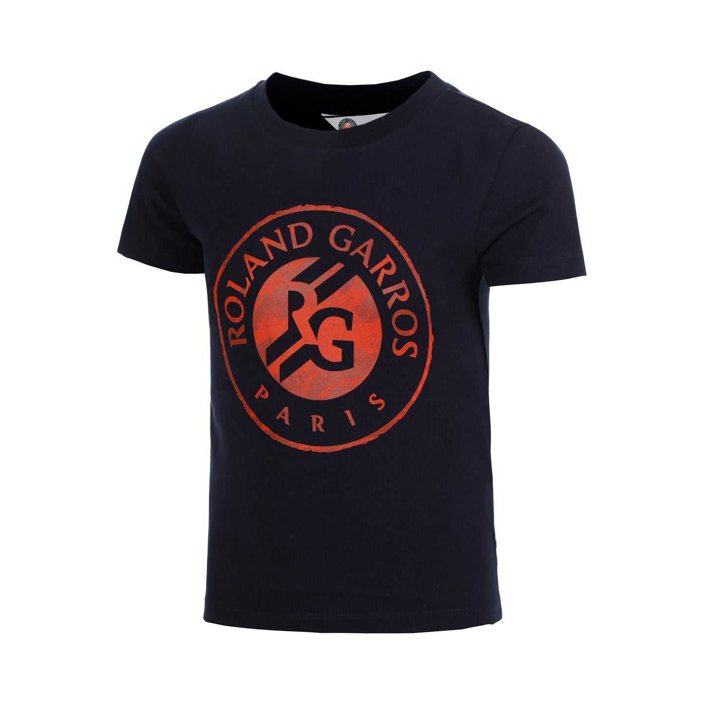 Roland Garros Big Logo T-shirt Enfants - bleu foncé