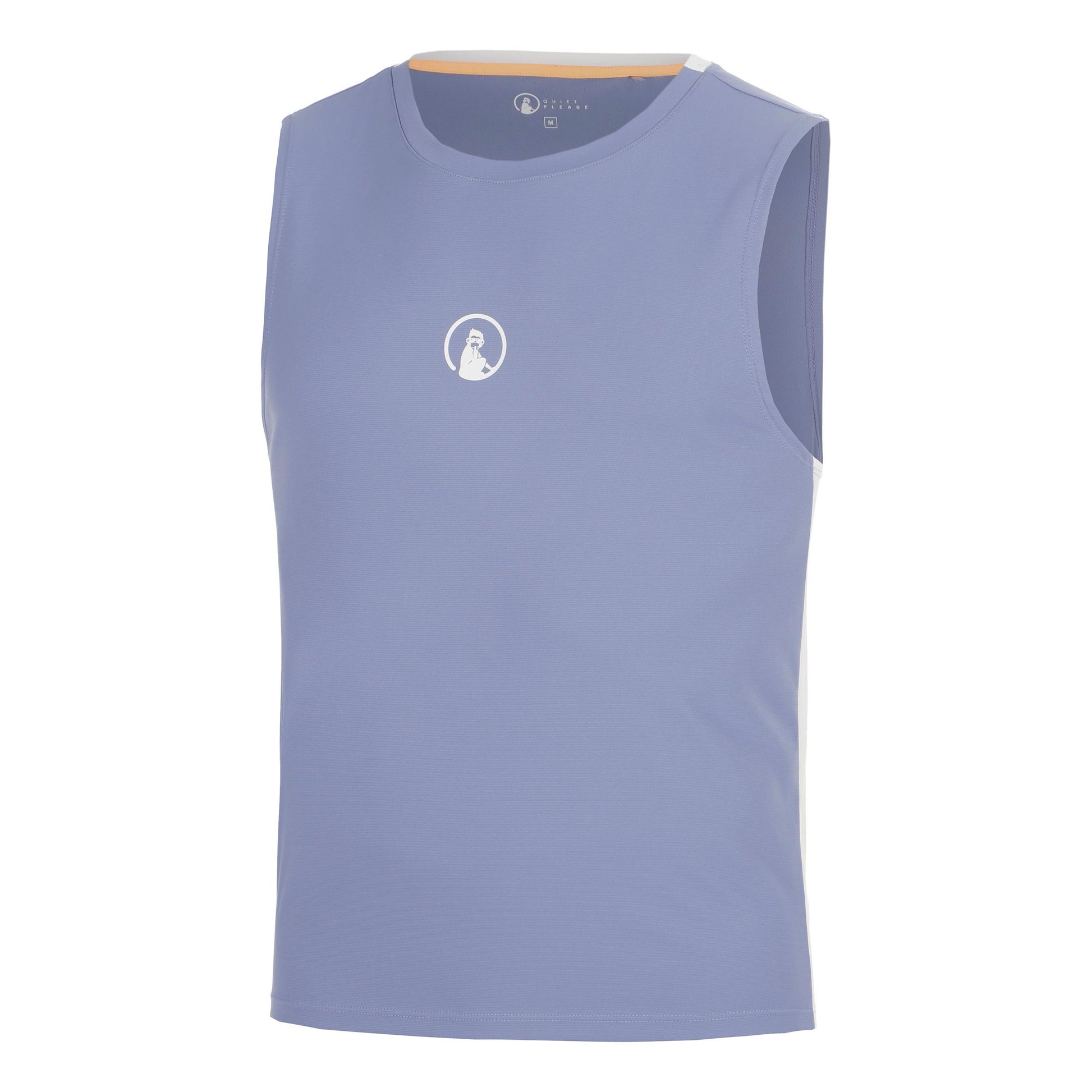 Quiet Please Glow Winner Tech Tanktop Heren - blauw