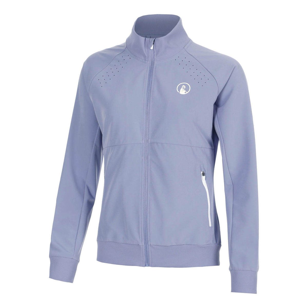 Quiet Please Glow Return Veste de survêtement Femmes - bleu