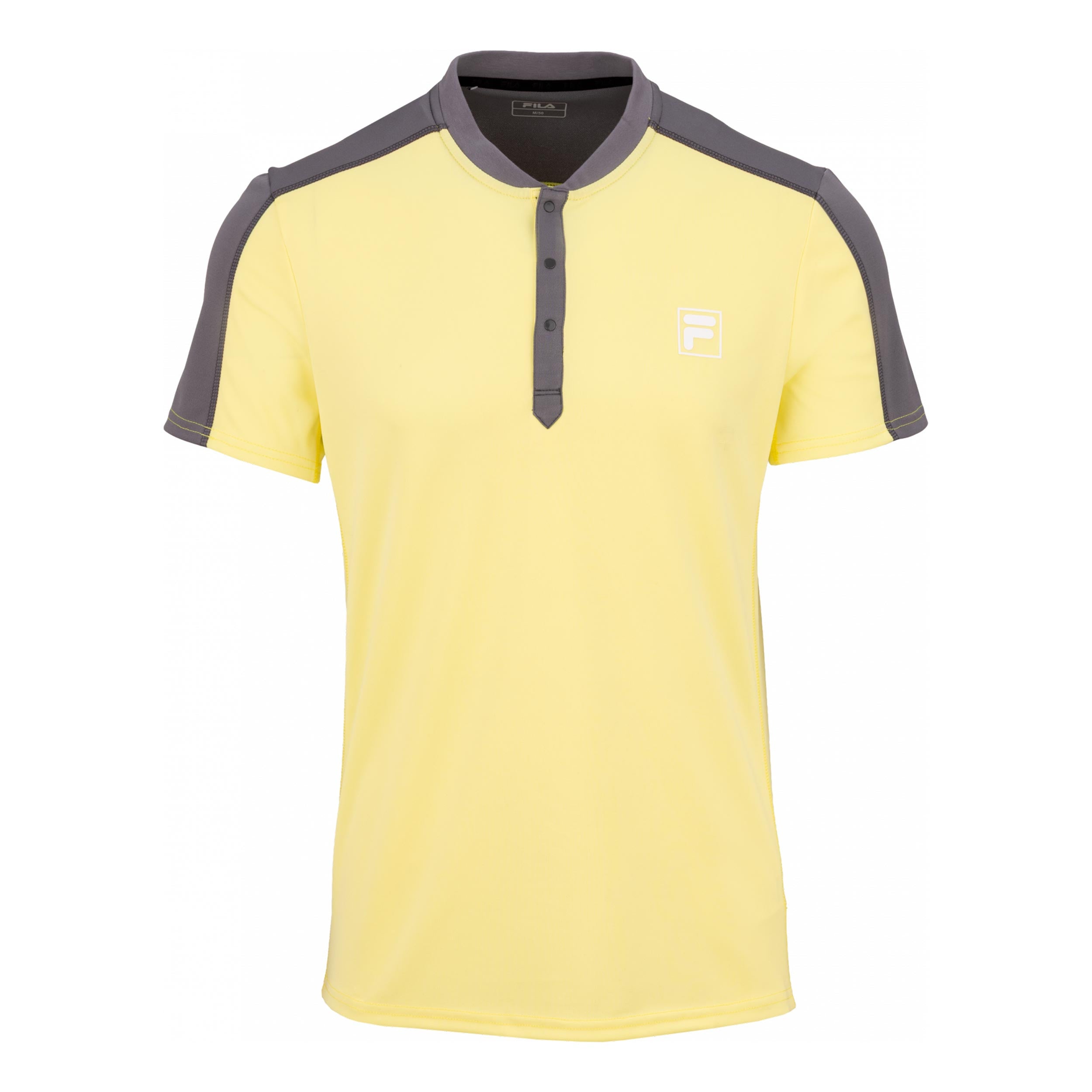 Fila Taavi T-shirt Hommes - jaune, gris