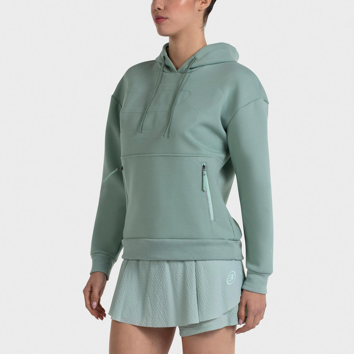 Bullpadel Eolia Sweater met capuchon Dames - groen